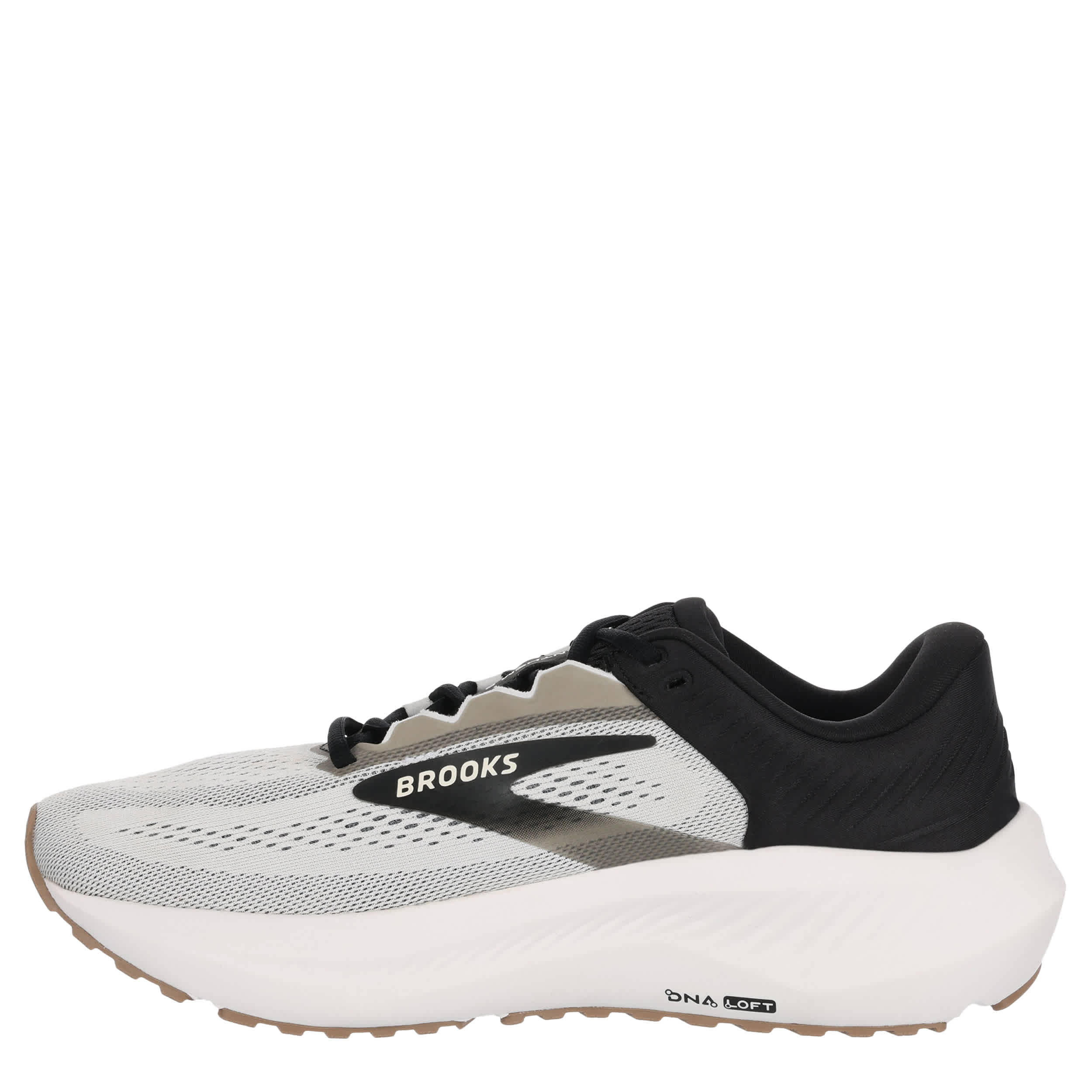 BROOKS-MENS ANTHEM 8 RUNNING SHOE-WHITE & BLACK