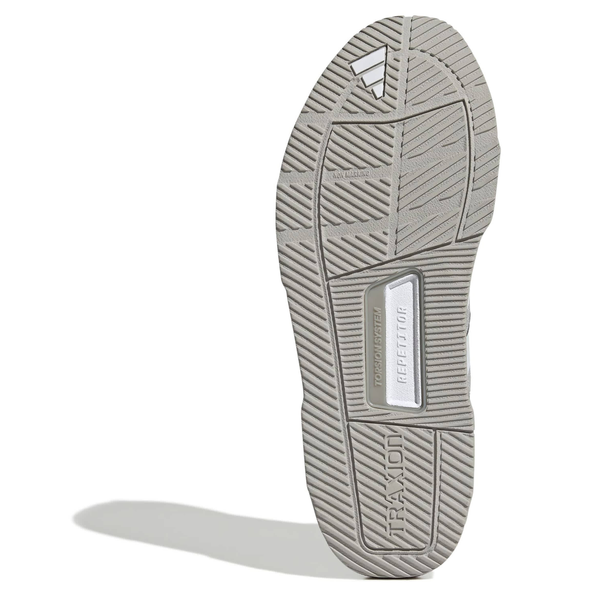 ADIDAS-MENS DROPSET CONTROL TRAINING SHOE-GREY & WHITE