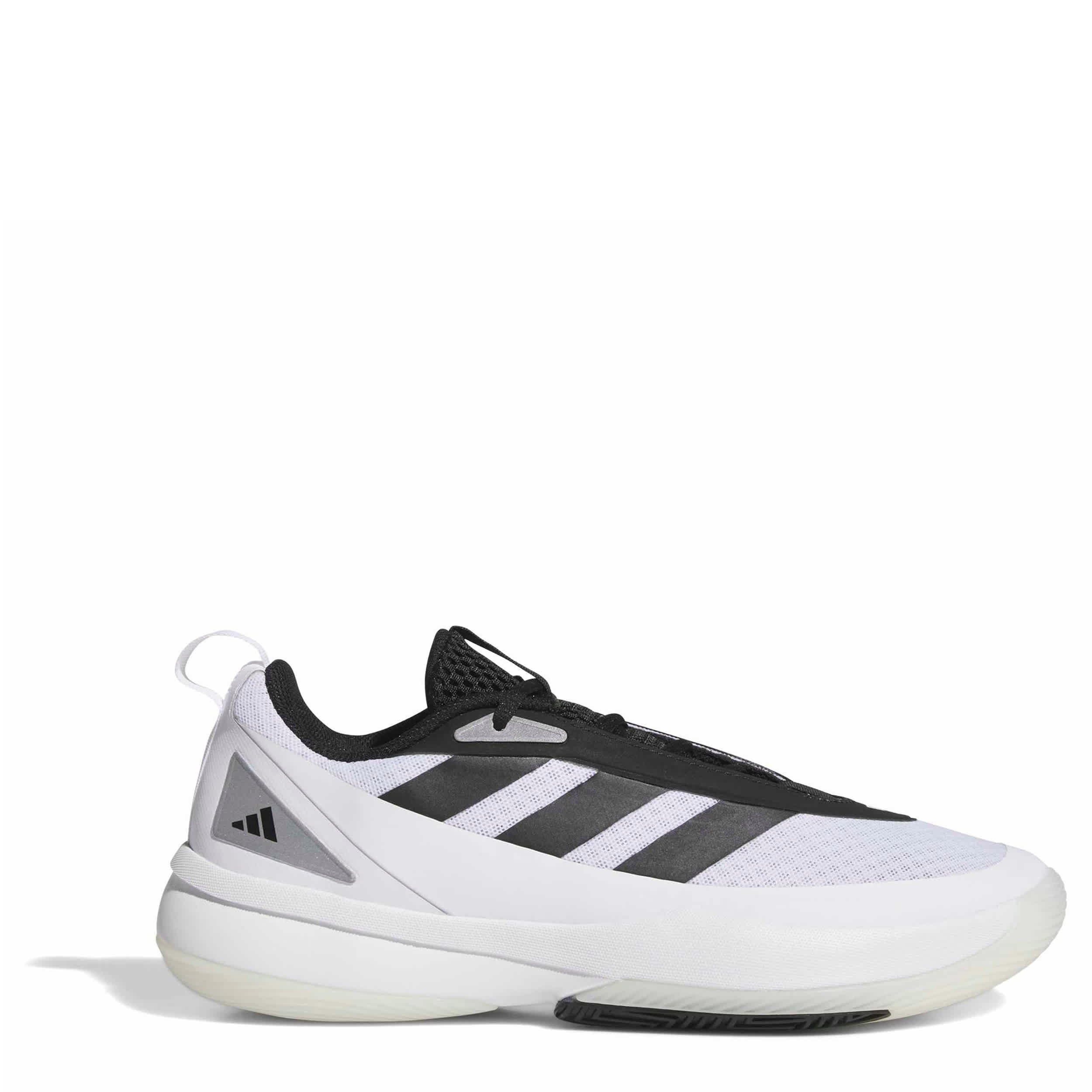 ADIDAS-MENS SUBZONE BASKETBALL SHOE-WHITE & BLACK