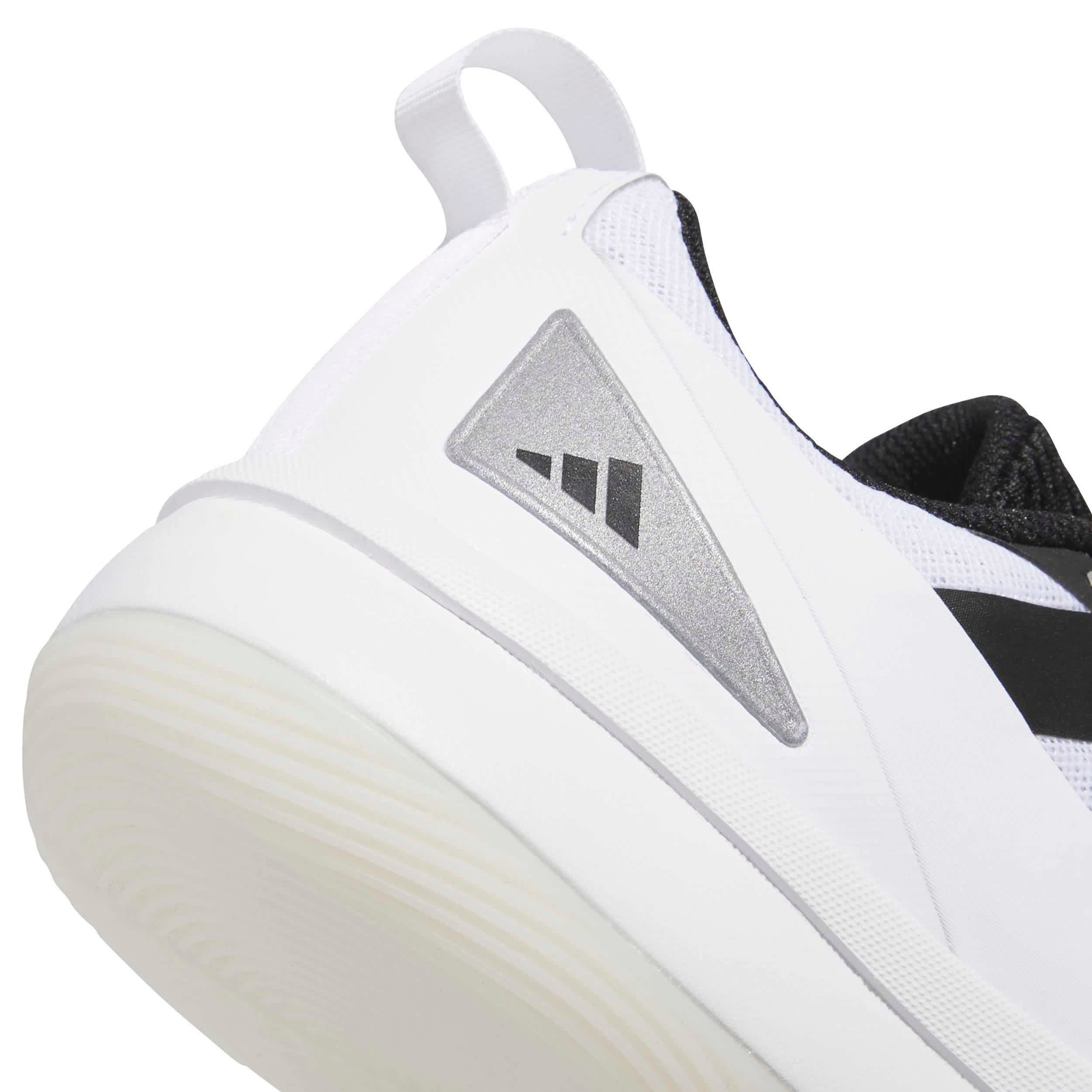 ADIDAS-MENS SUBZONE BASKETBALL SHOE-WHITE & BLACK