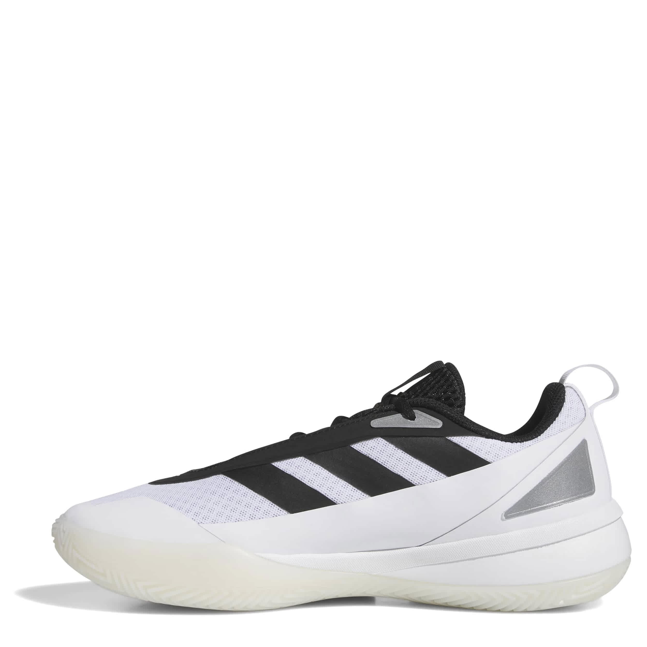 ADIDAS-MENS SUBZONE BASKETBALL SHOE-WHITE & BLACK