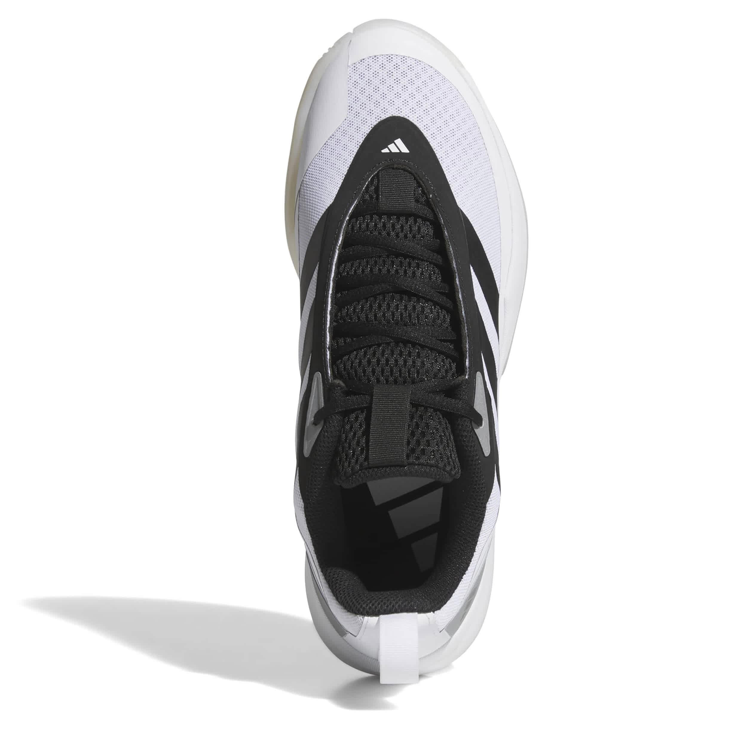 ADIDAS-MENS SUBZONE BASKETBALL SHOE-WHITE & BLACK