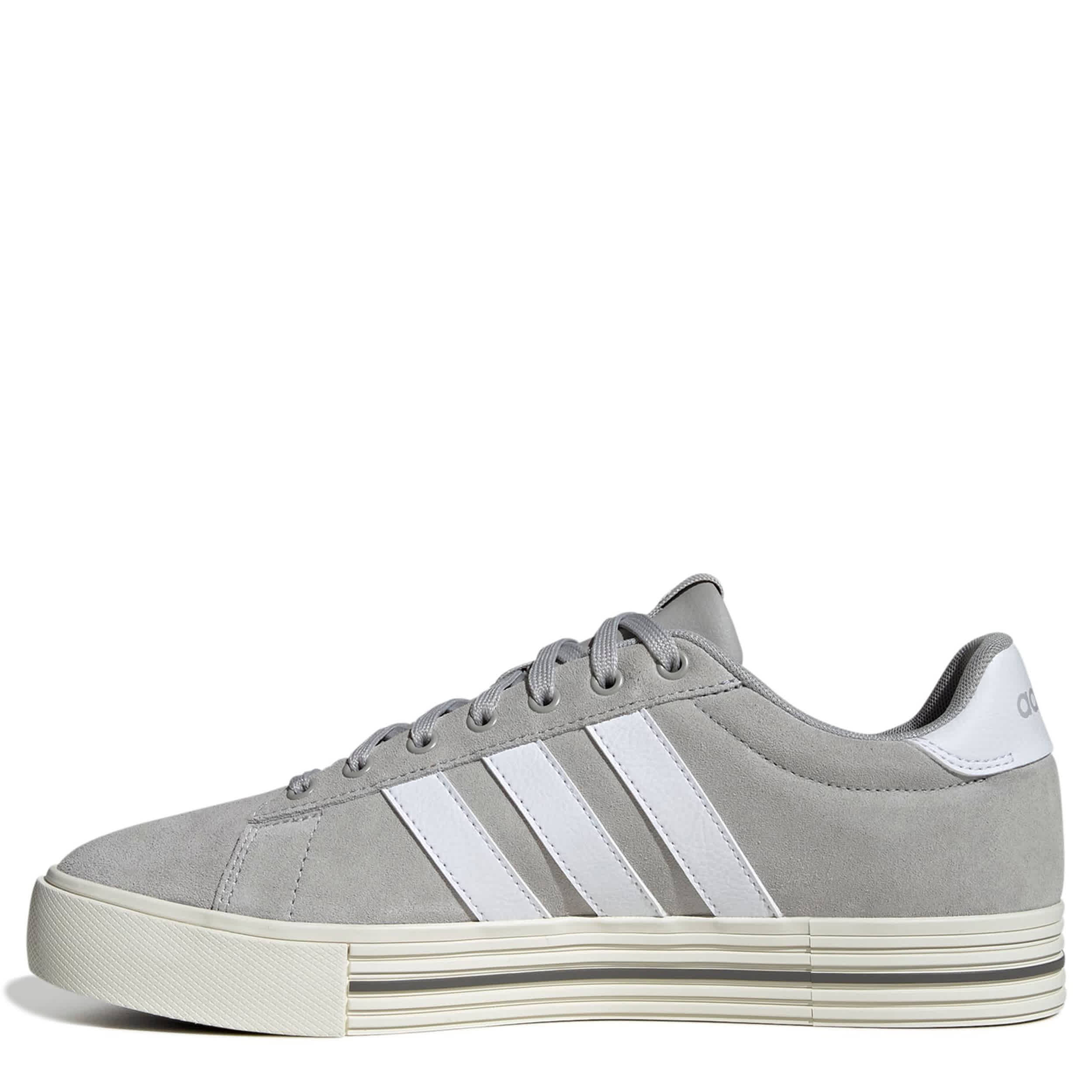 ADIDAS-MENS DAILY 4.0 SNEAKER-GREY & WHITE