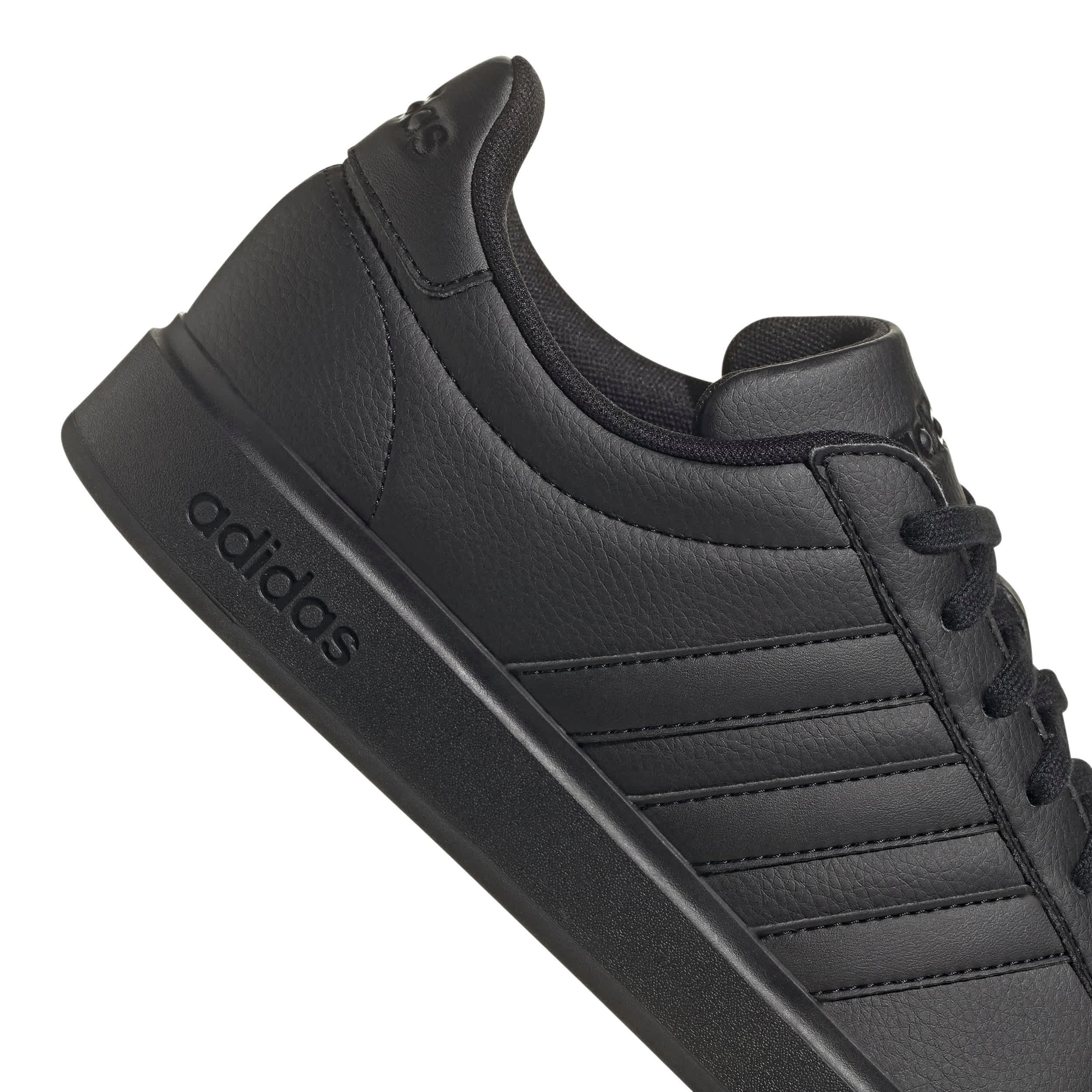 ADIDAS-MENS GRAND COURT 2.0 SNEAKER-BLACK & BLACK
