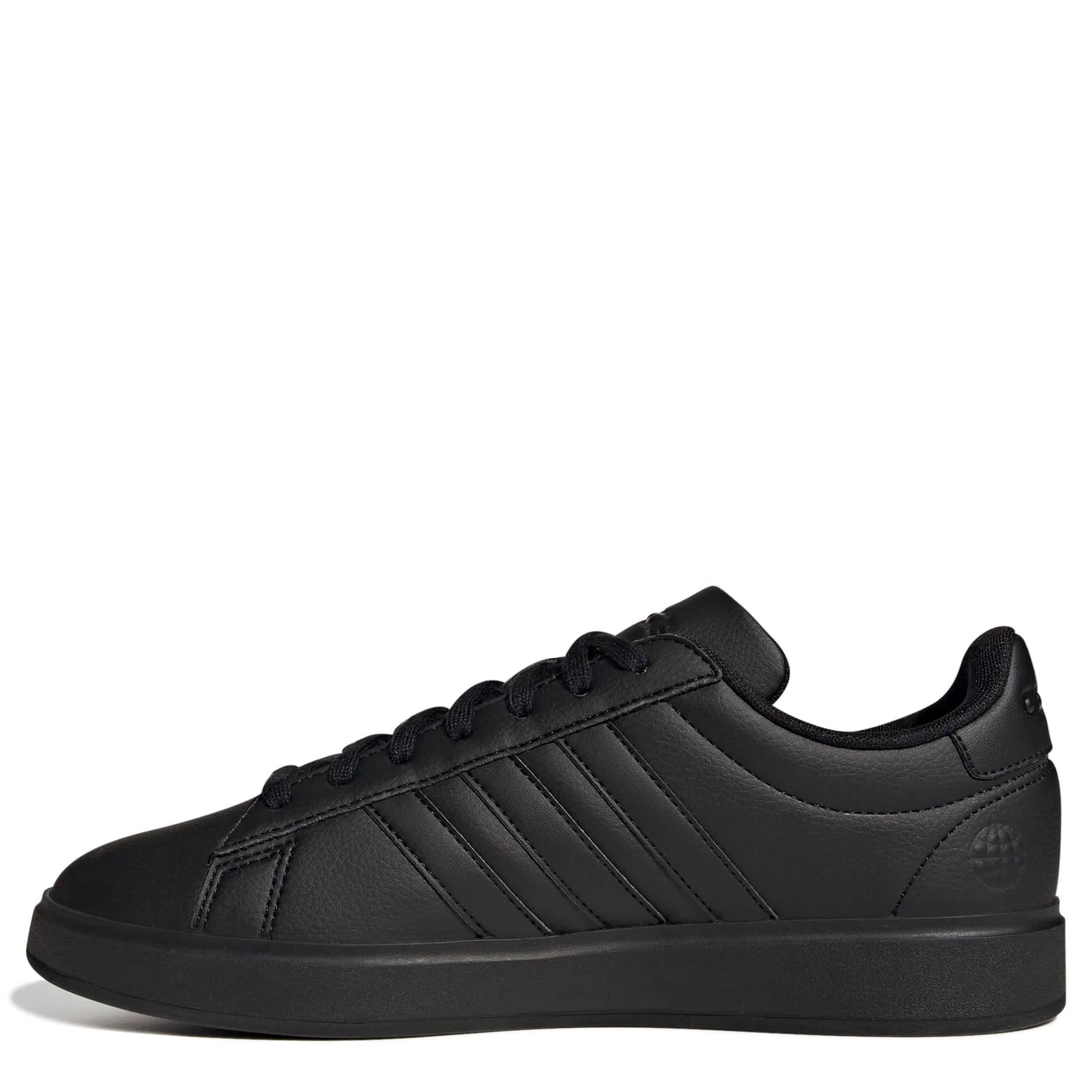 ADIDAS-MENS GRAND COURT 2.0 SNEAKER-BLACK & BLACK
