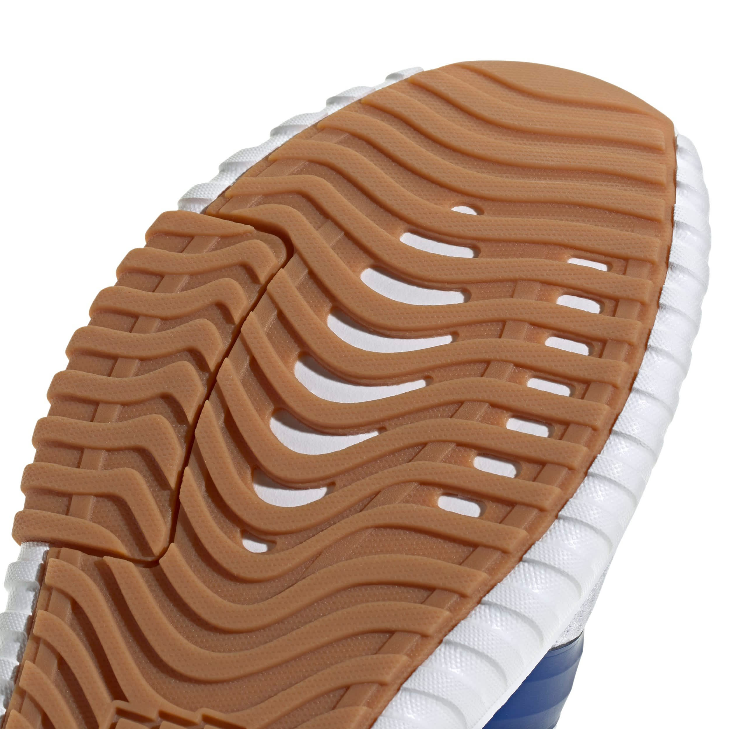 ADIDAS-MENS KAPTIR 4.0 SNEAKER-WHITE & BLUE