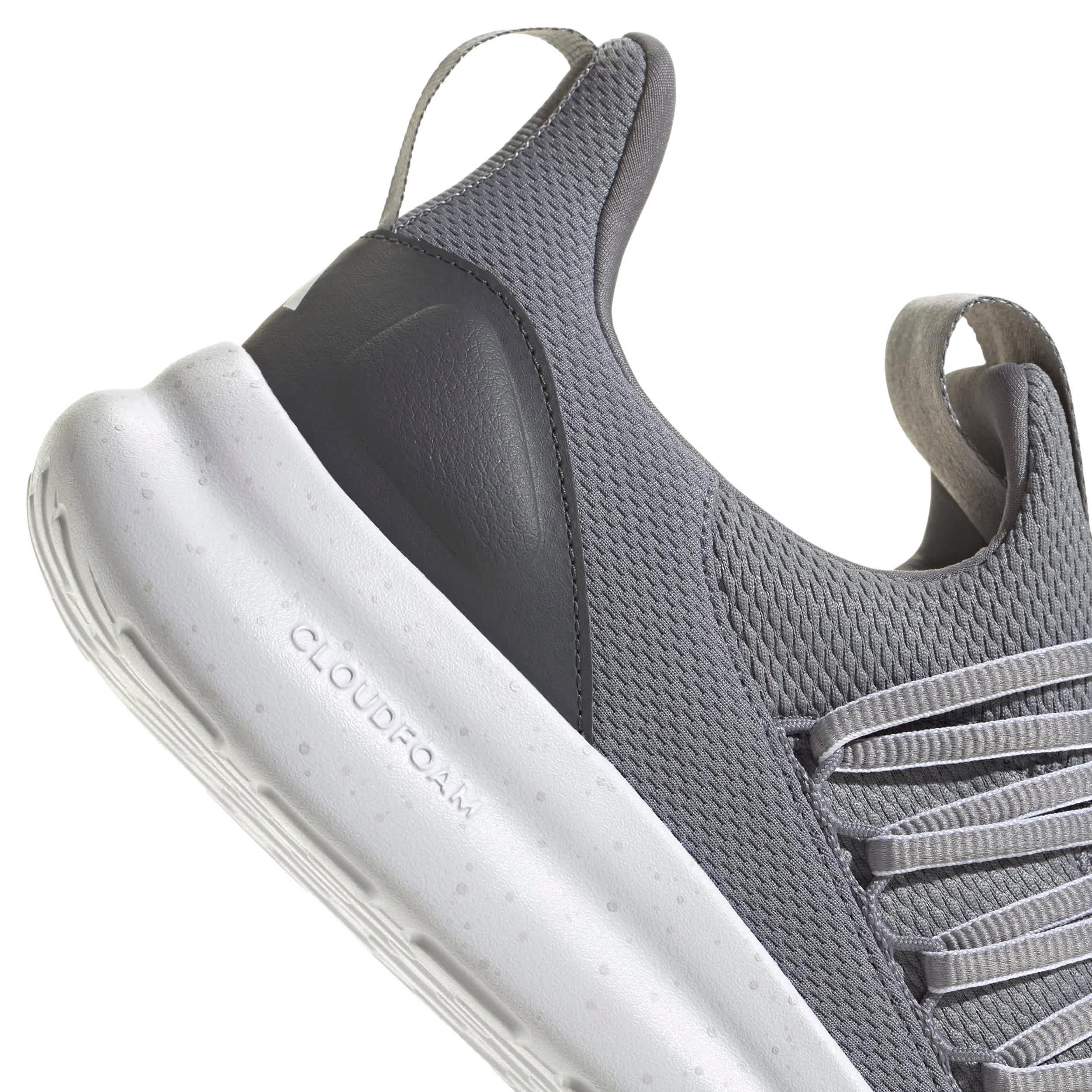 ADIDAS-MENS LITE RACER ADAPT 7.0 SNEAKER-GREY & WHITE