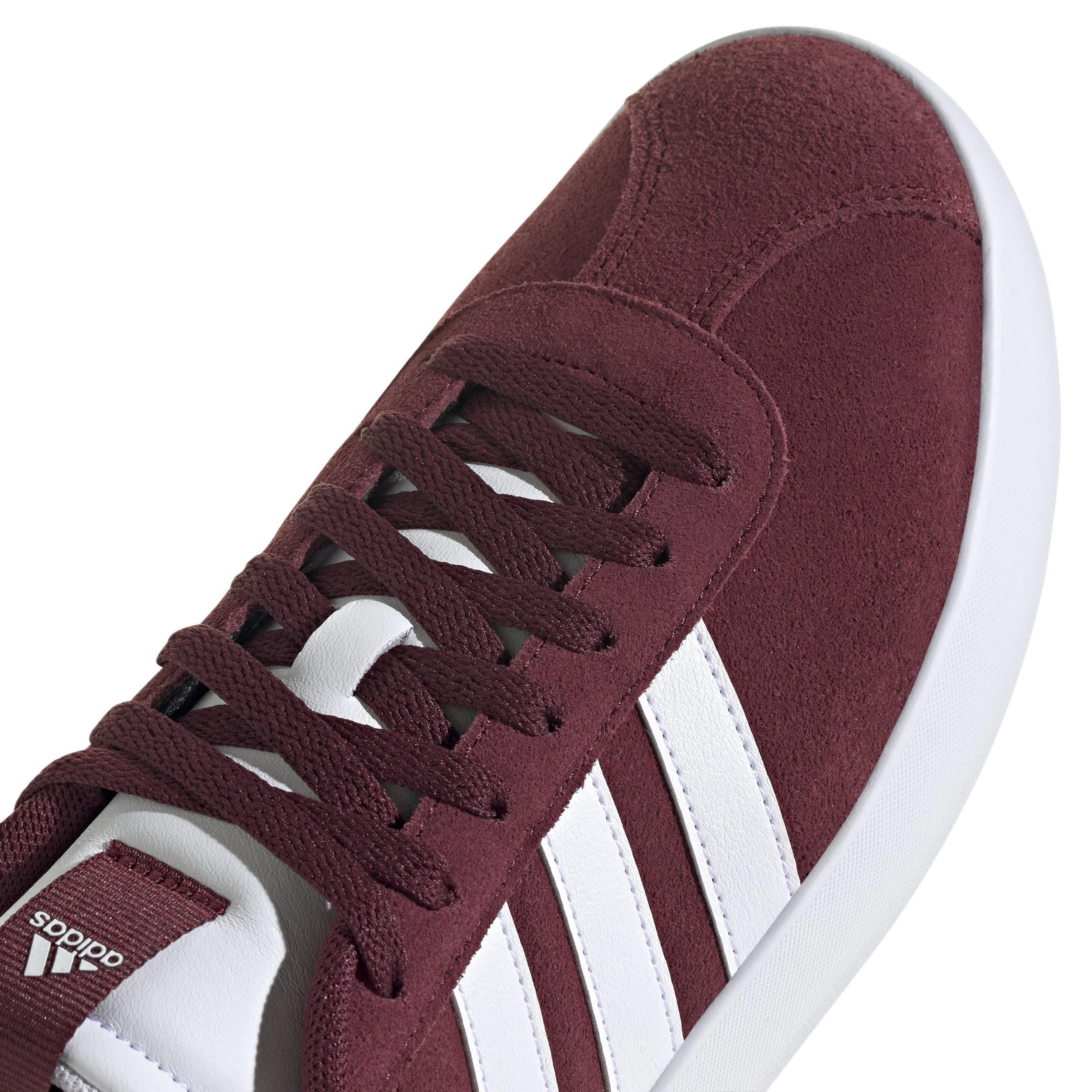 ADIDAS-MENS VL COURT 3.0 SNEAKER-RED & WHITE