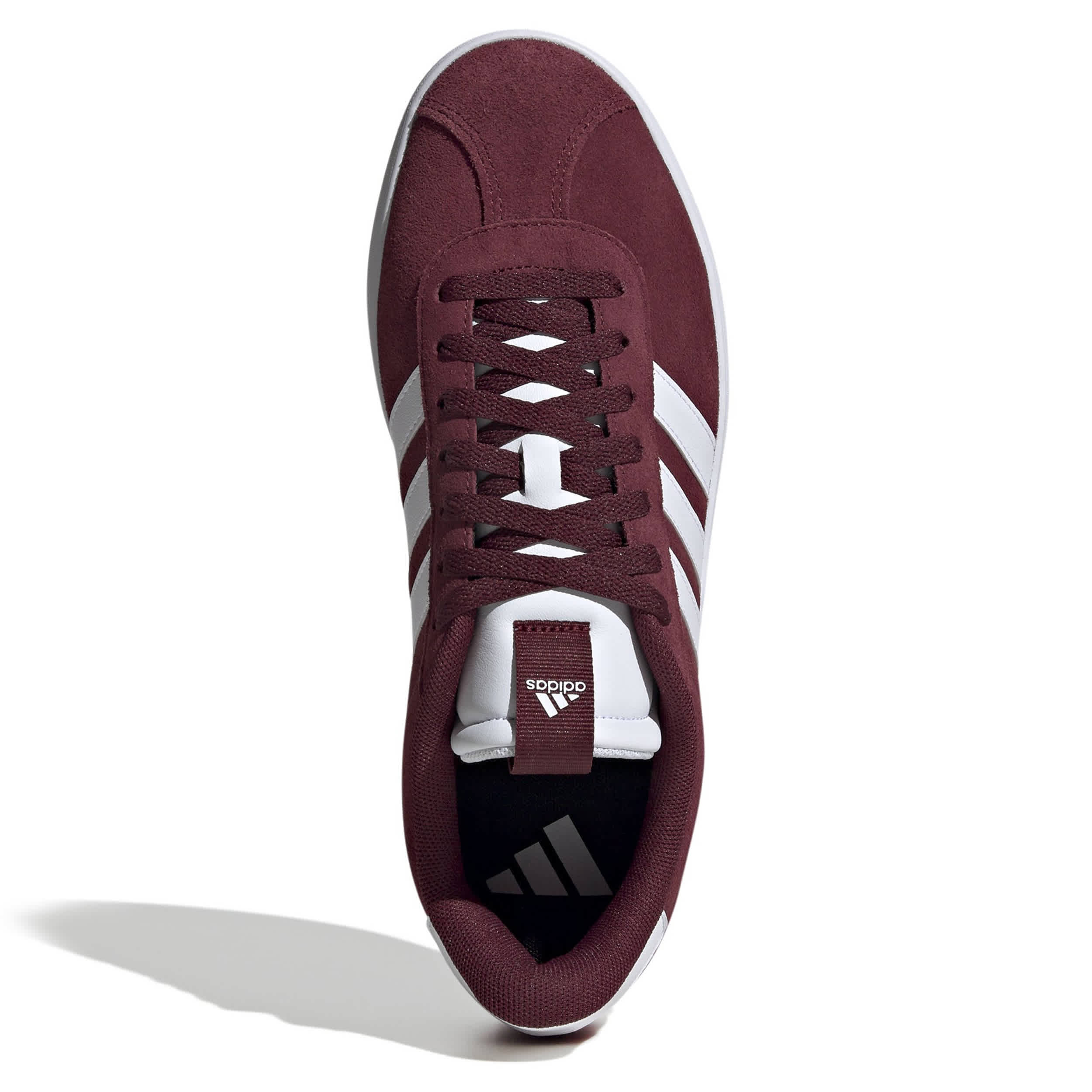 ADIDAS-MENS VL COURT 3.0 SNEAKER-RED & WHITE