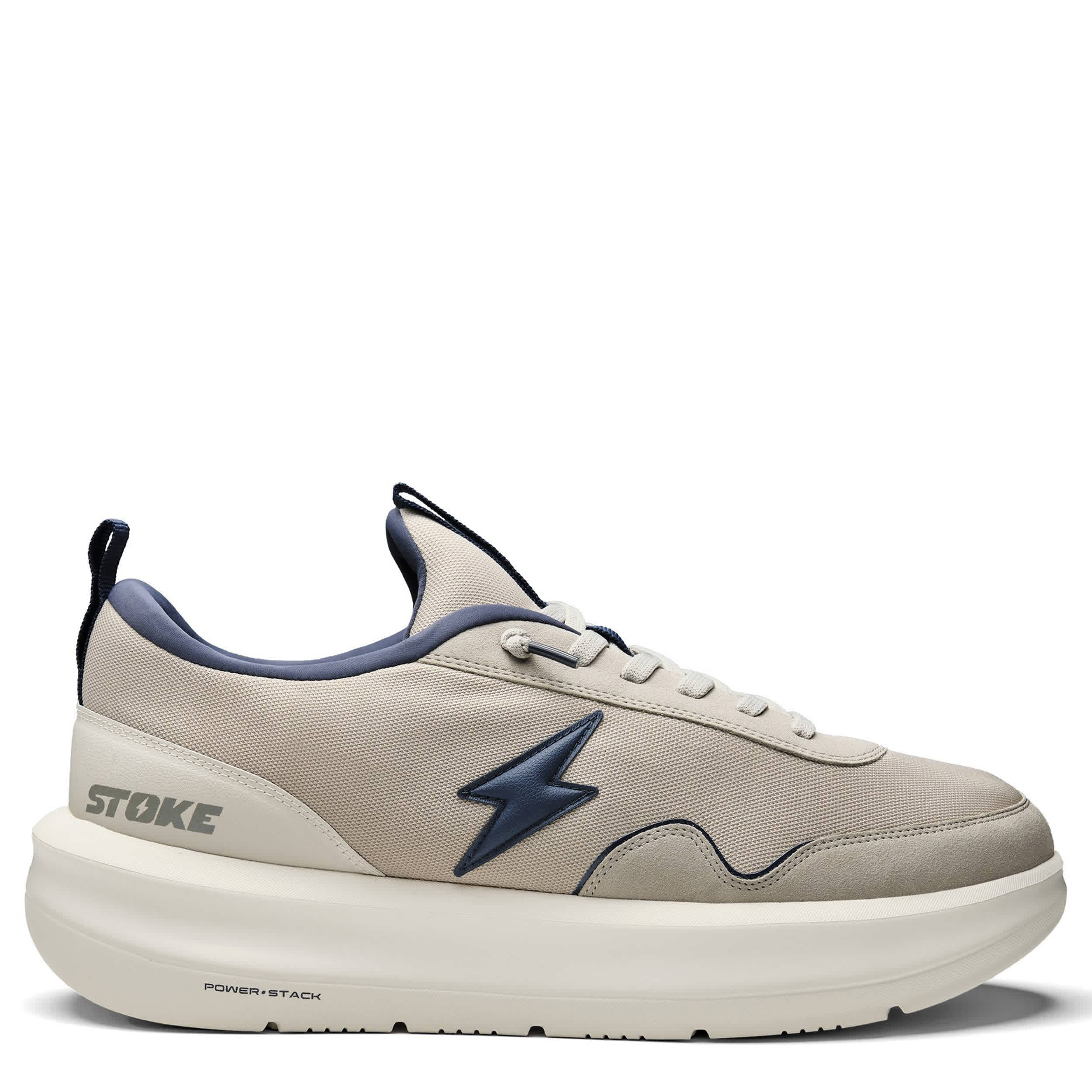 STOKE-MENS VERSA SNEAKER-TAN & BLUE