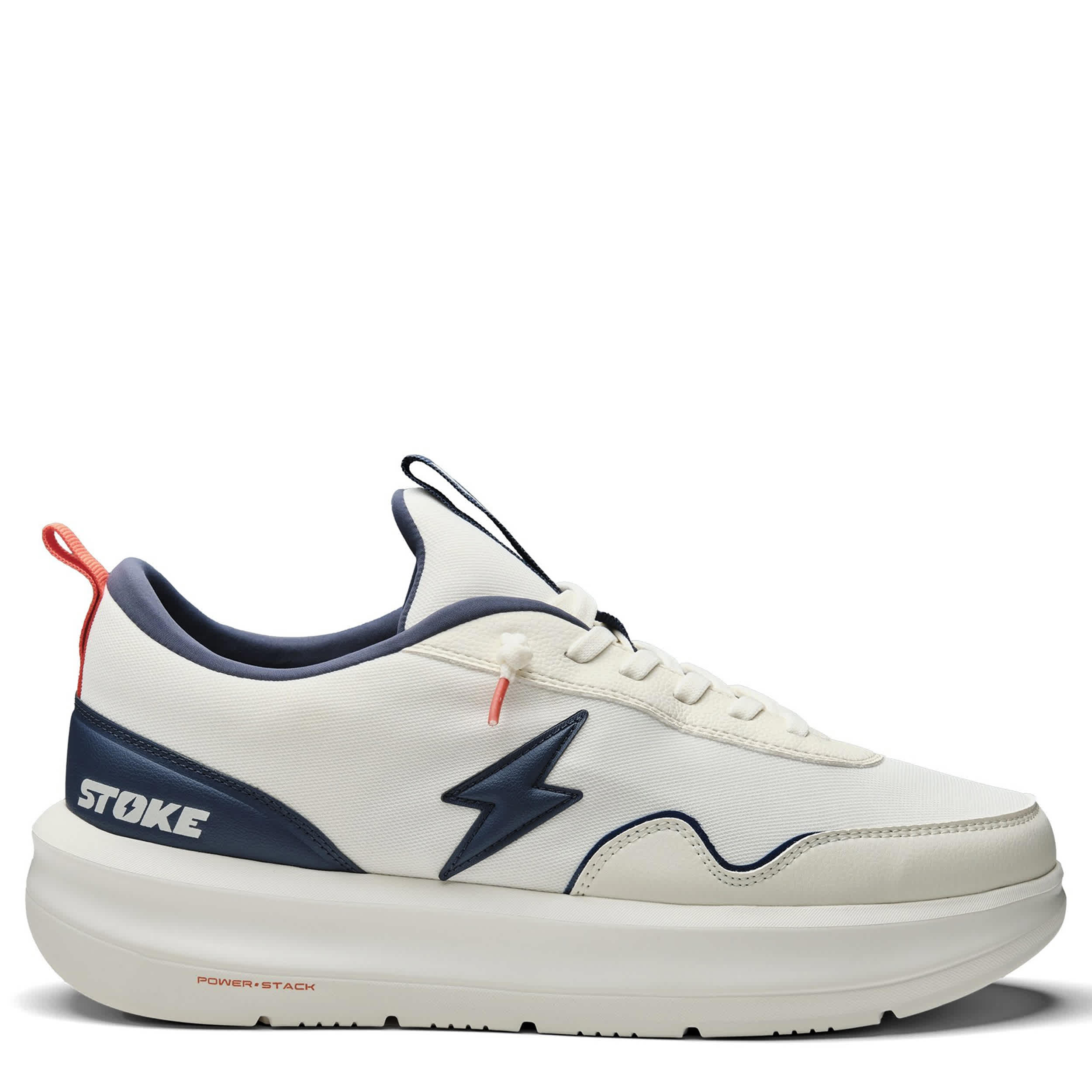 STOKE-MENS VERSA SNEAKER-WHITE & NAVY