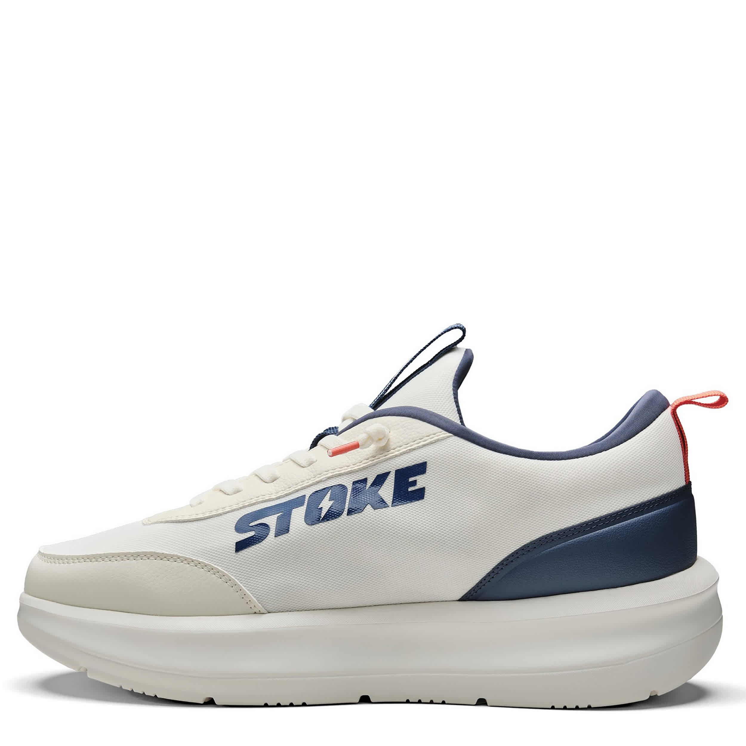 STOKE-MENS VERSA SNEAKER-WHITE & NAVY