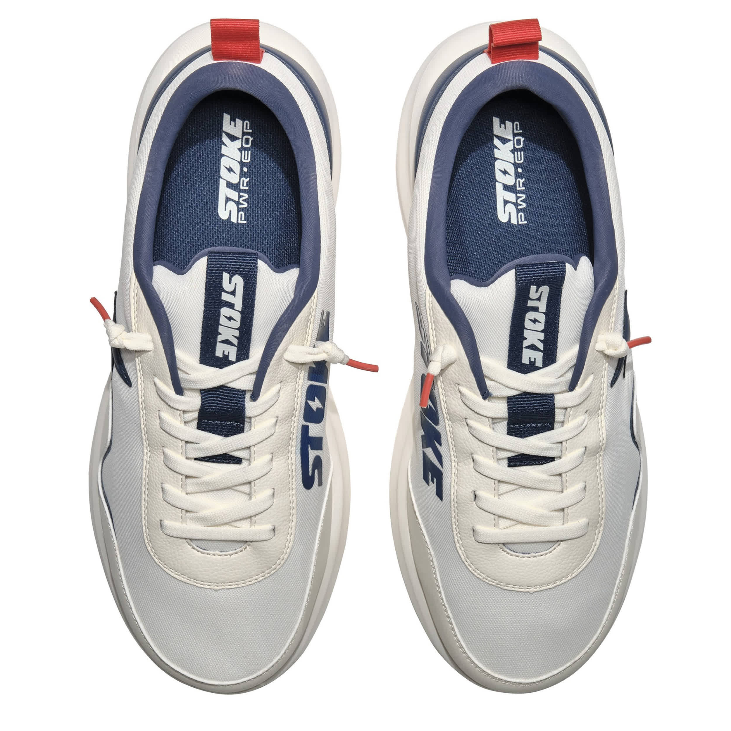STOKE-MENS VERSA SNEAKER-WHITE & NAVY