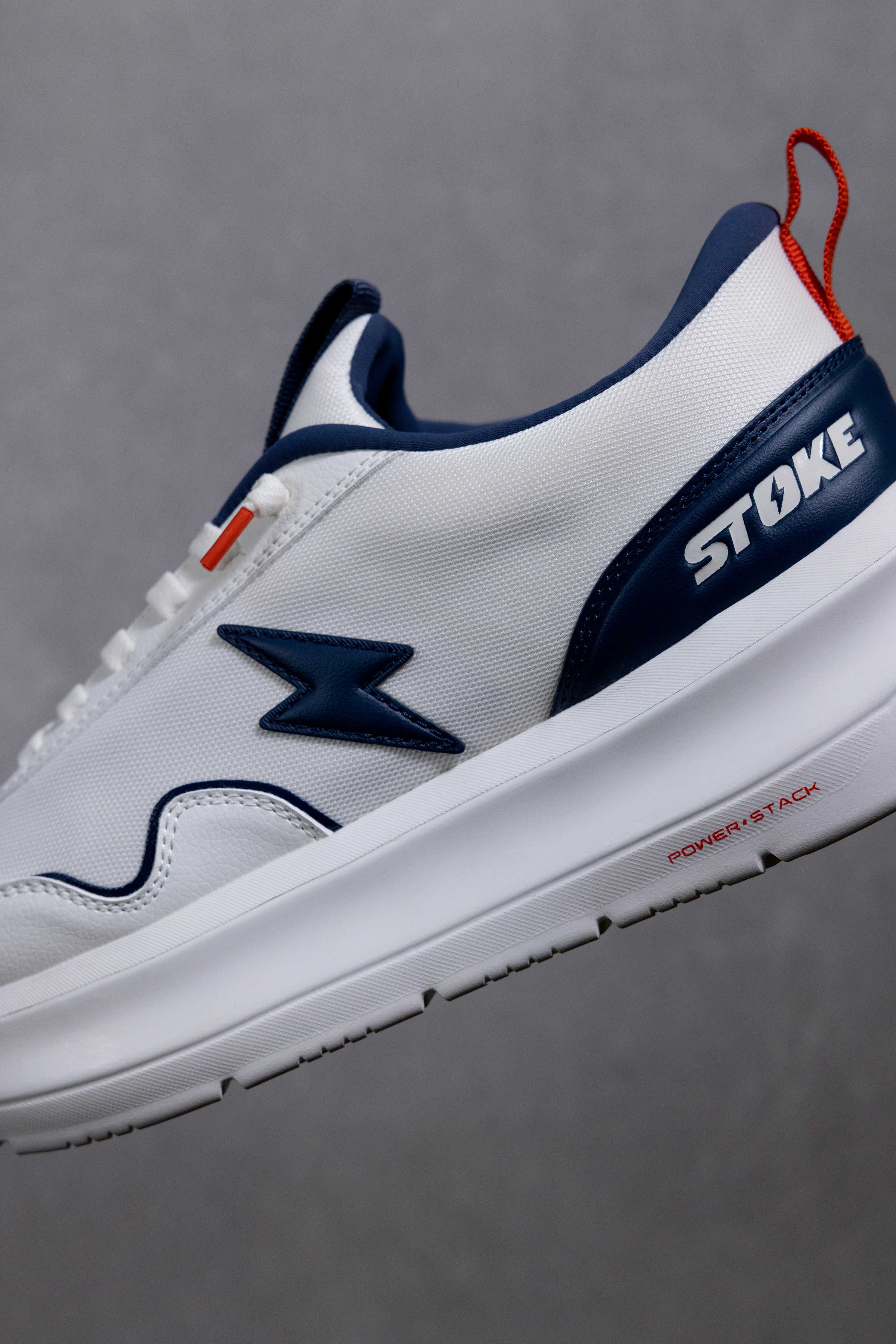 STOKE-MENS VERSA SNEAKER-WHITE & NAVY