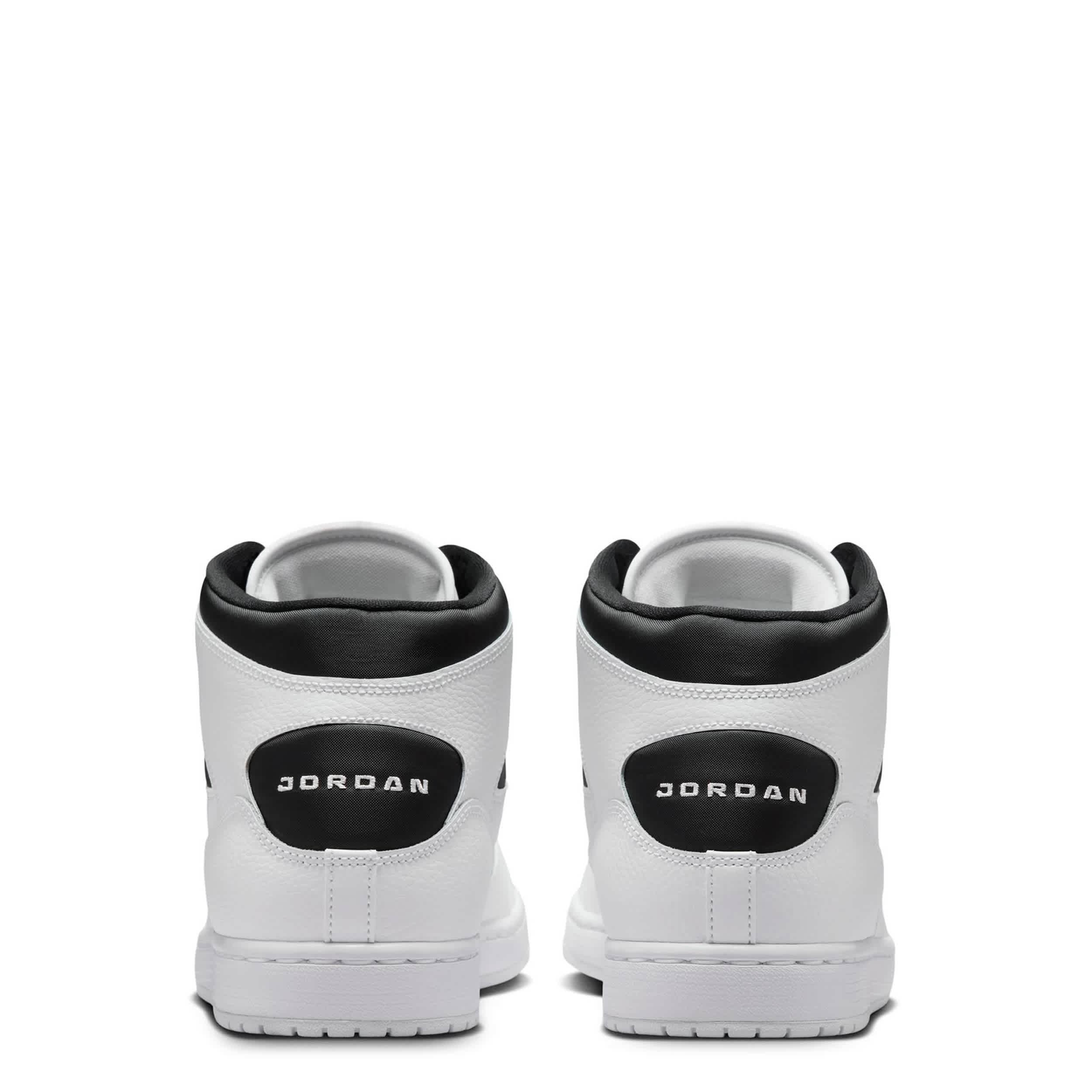 JORDAN-MENS COURT CONNECT MID SNEAKER-WHITE & RED