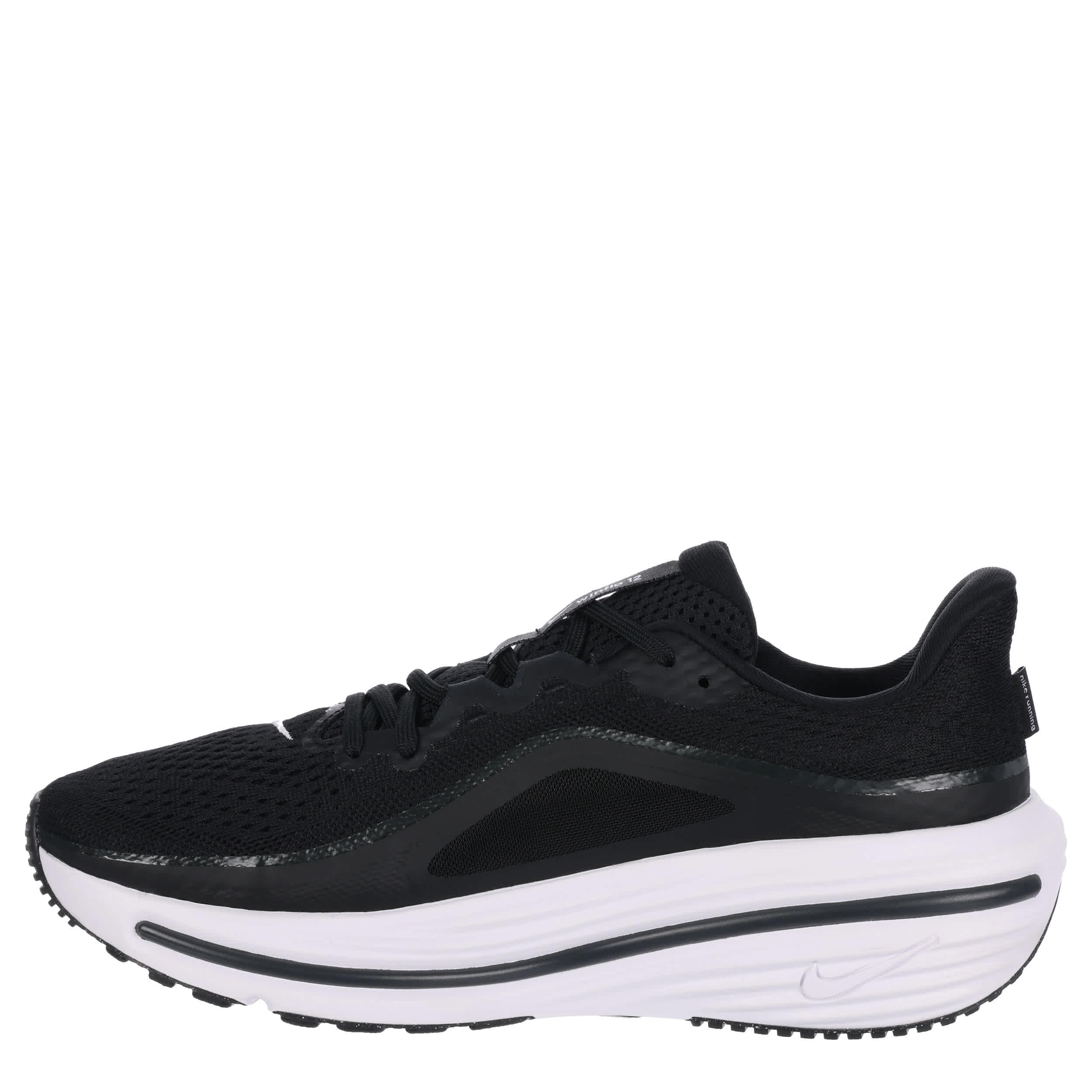 NIKE-MENS WINFLO 12 RUNNING SHOE-BLACK & WHITE