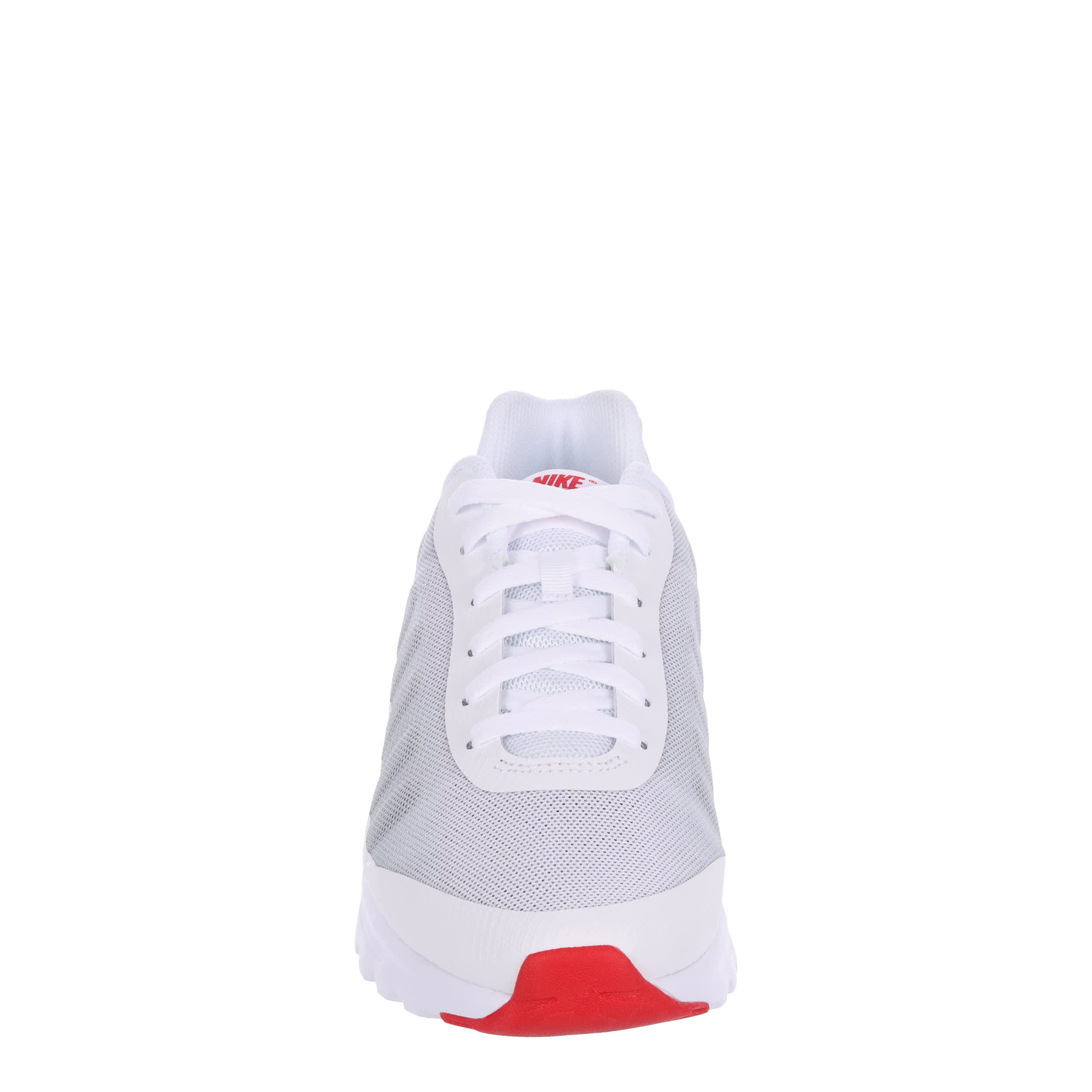 NIKE-MENS AIR MAX INVIGOR SNEAKER-WHITE & RED