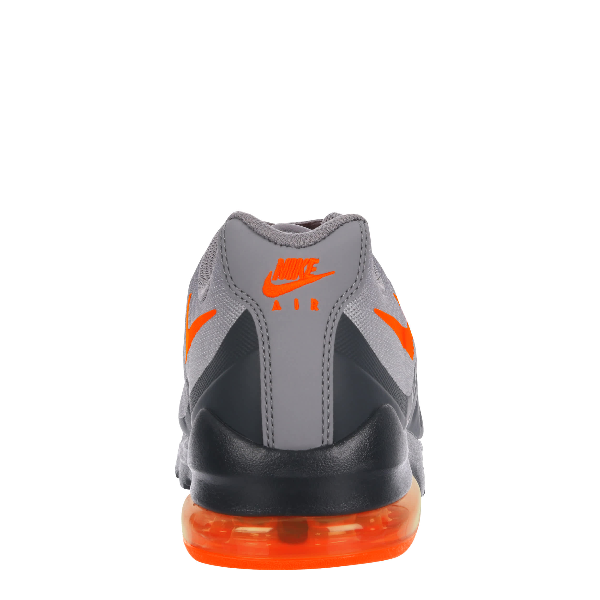 NIKE-MENS AIR MAX INVIGOR SNEAKER-GREY & ORANGE