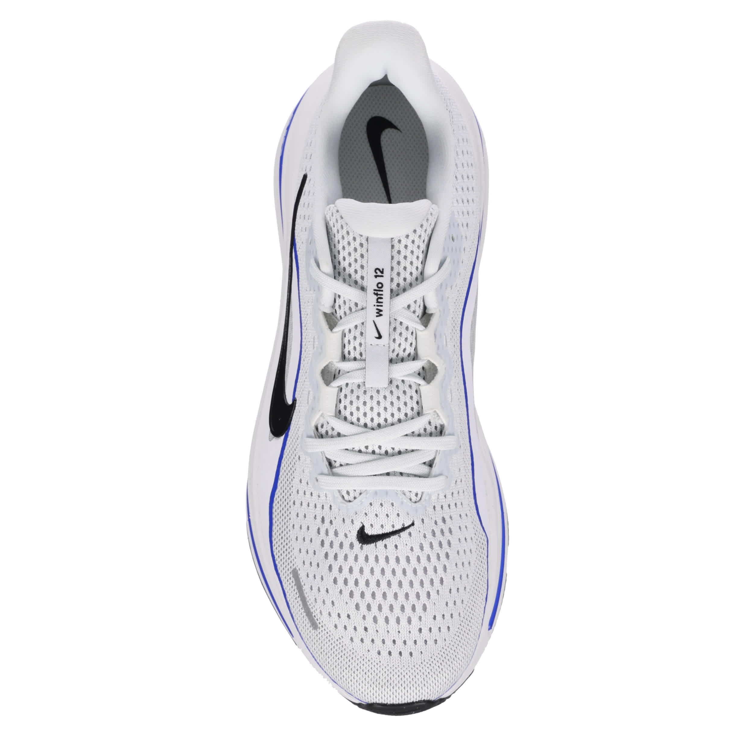 NIKE-MENS WINFLO 12 RUNNING SHOE-GREY & BLUE