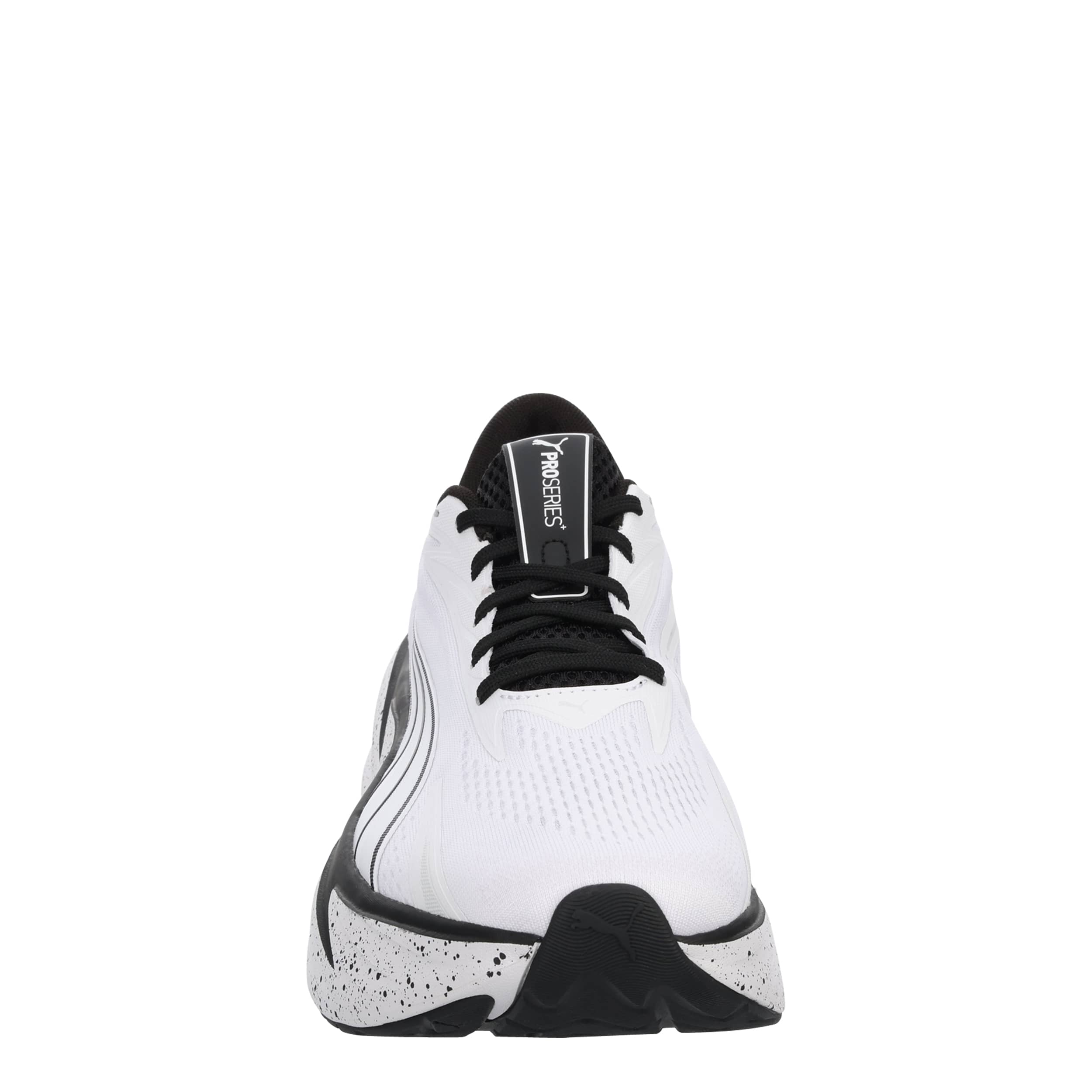 PUMA-MENS MAXIMA PRO RUNNING SHOE-WHITE & BLACK