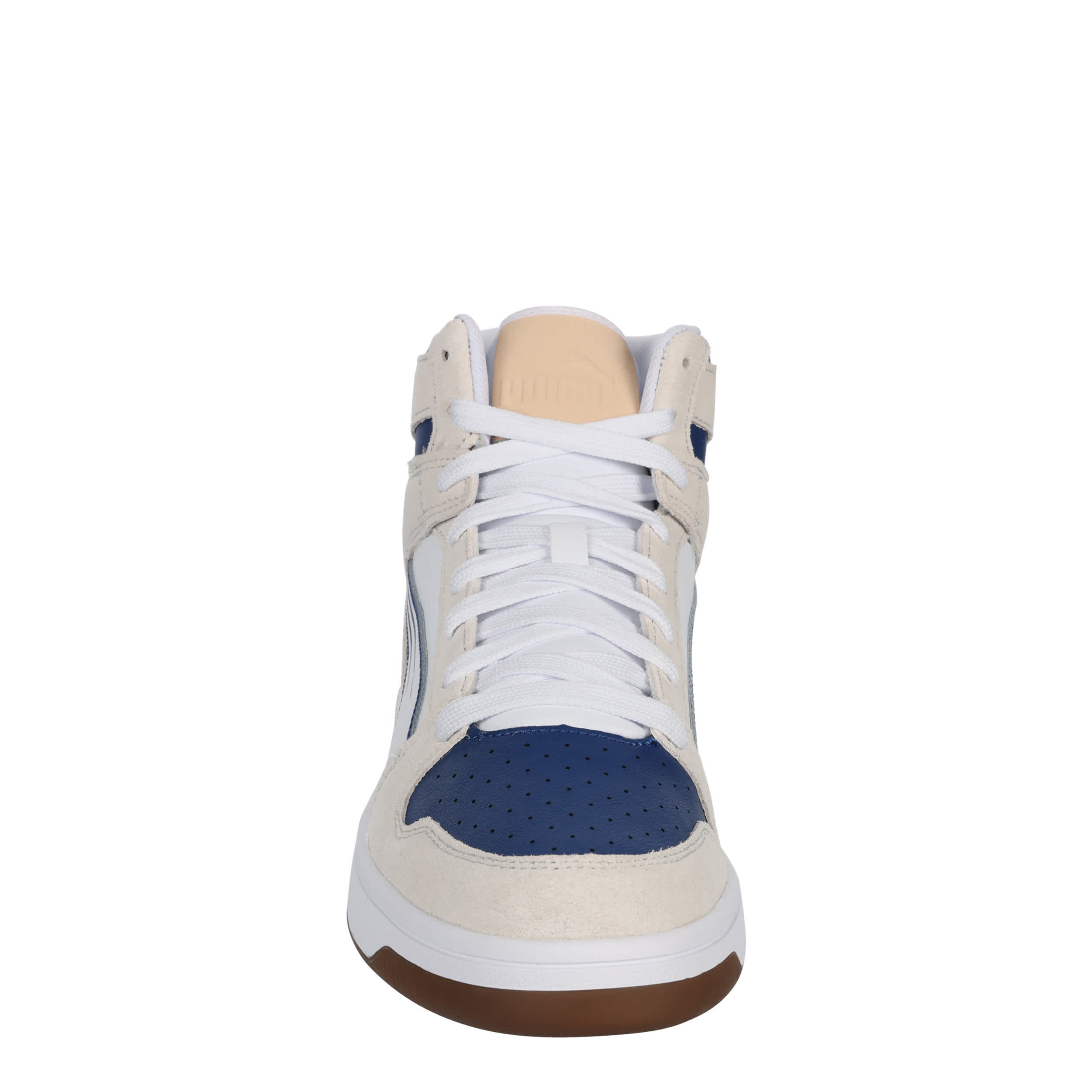 PUMA-MENS REBOUND LAYUP SNEAKER-GREY & WHITE