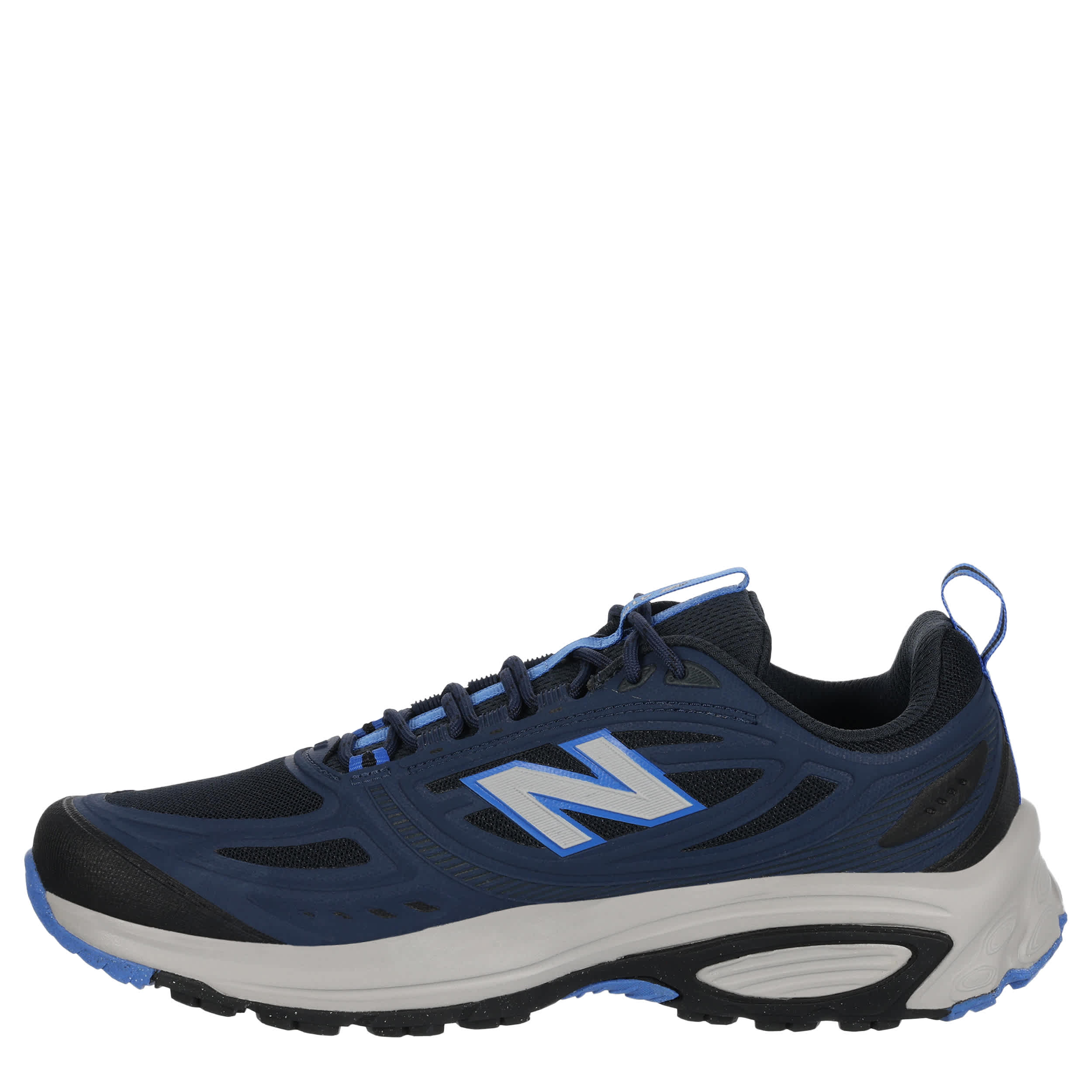 NEW BALANCE-MENS 410 V9 TRAIL SHOE-NAVY & WHITE