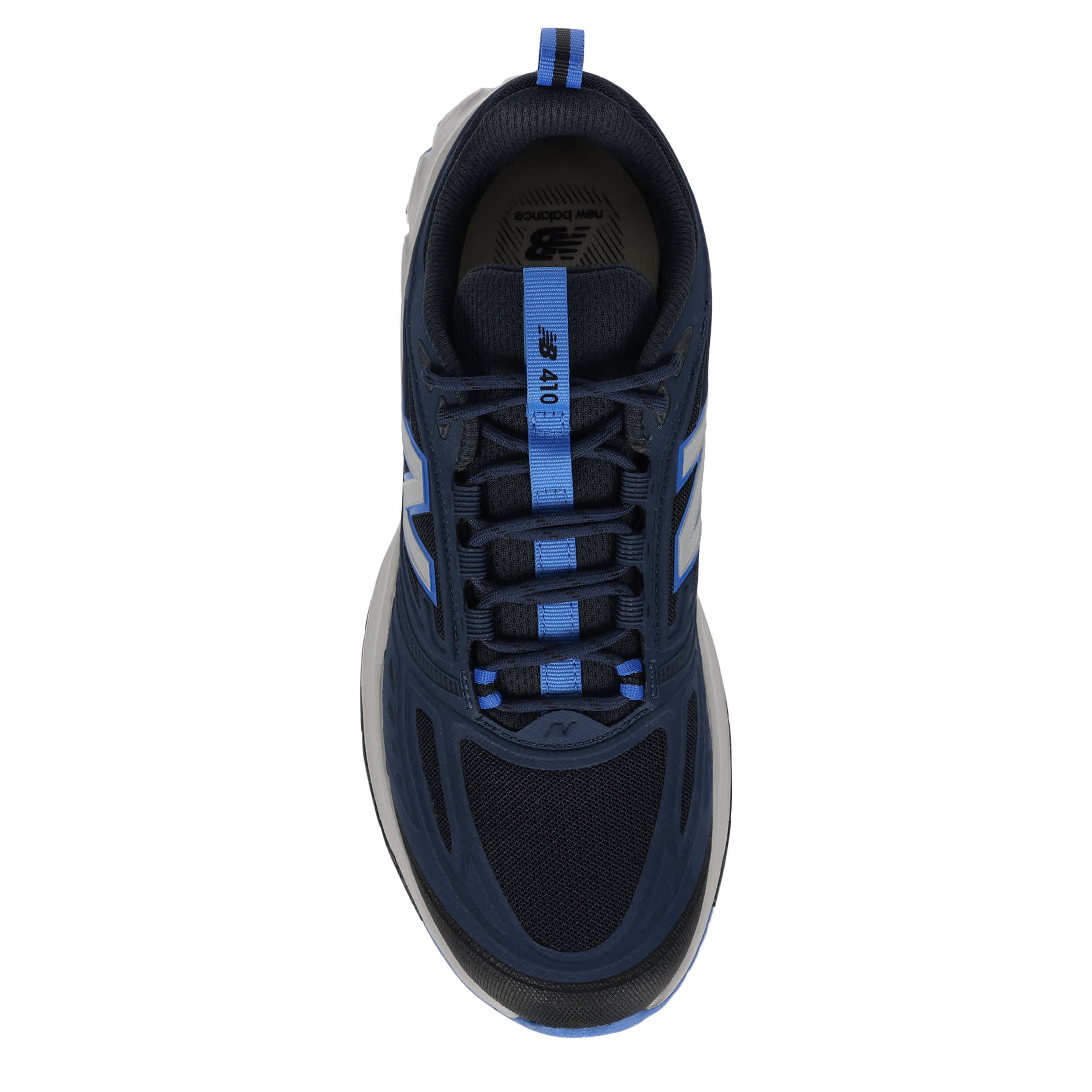 NEW BALANCE-MENS 410 V9 TRAIL SHOE-NAVY & WHITE