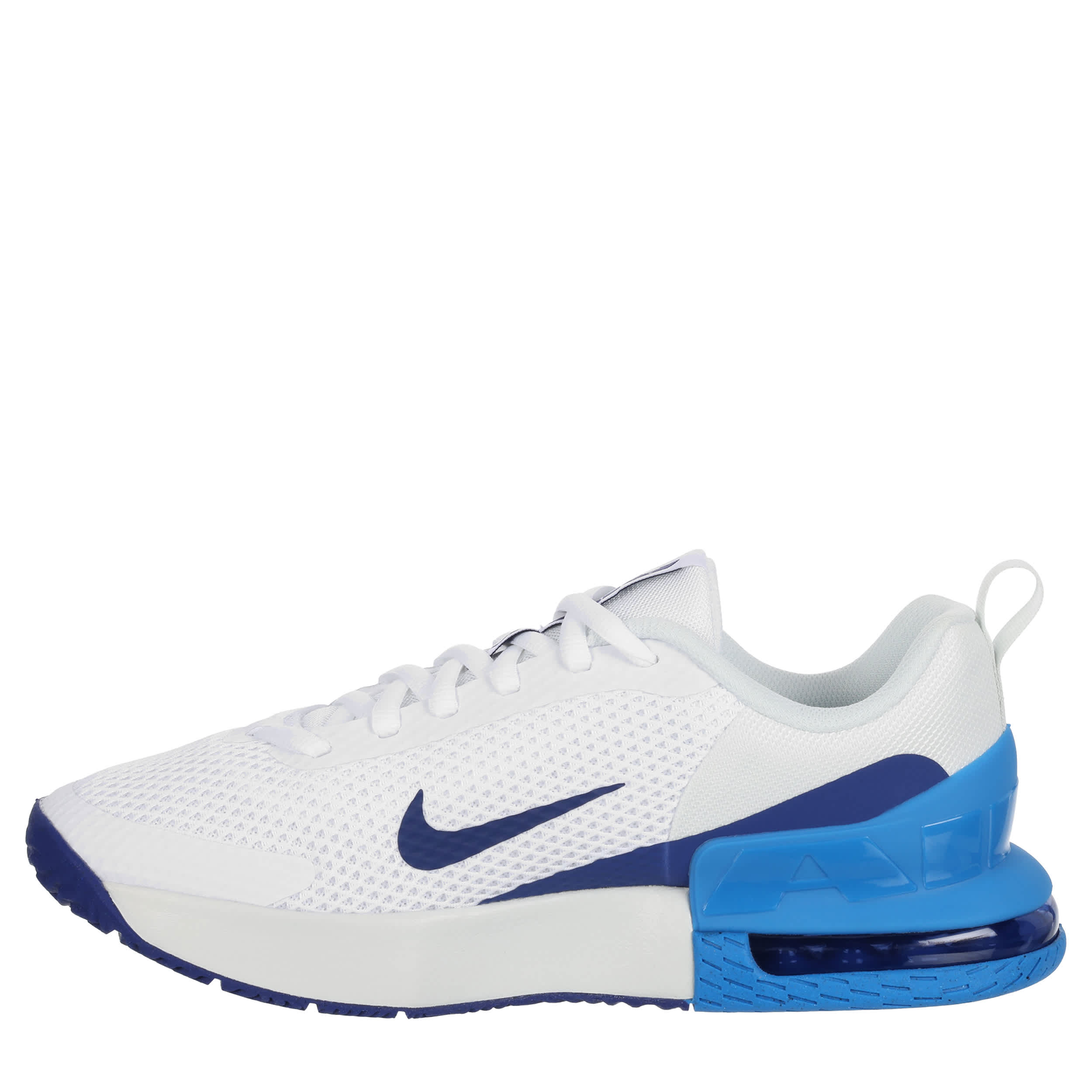 NIKE-MENS AIR MAX ALPHA TRAINER 6 CROSS TRAINING SHOE-WHITE & LIGHT BLUE