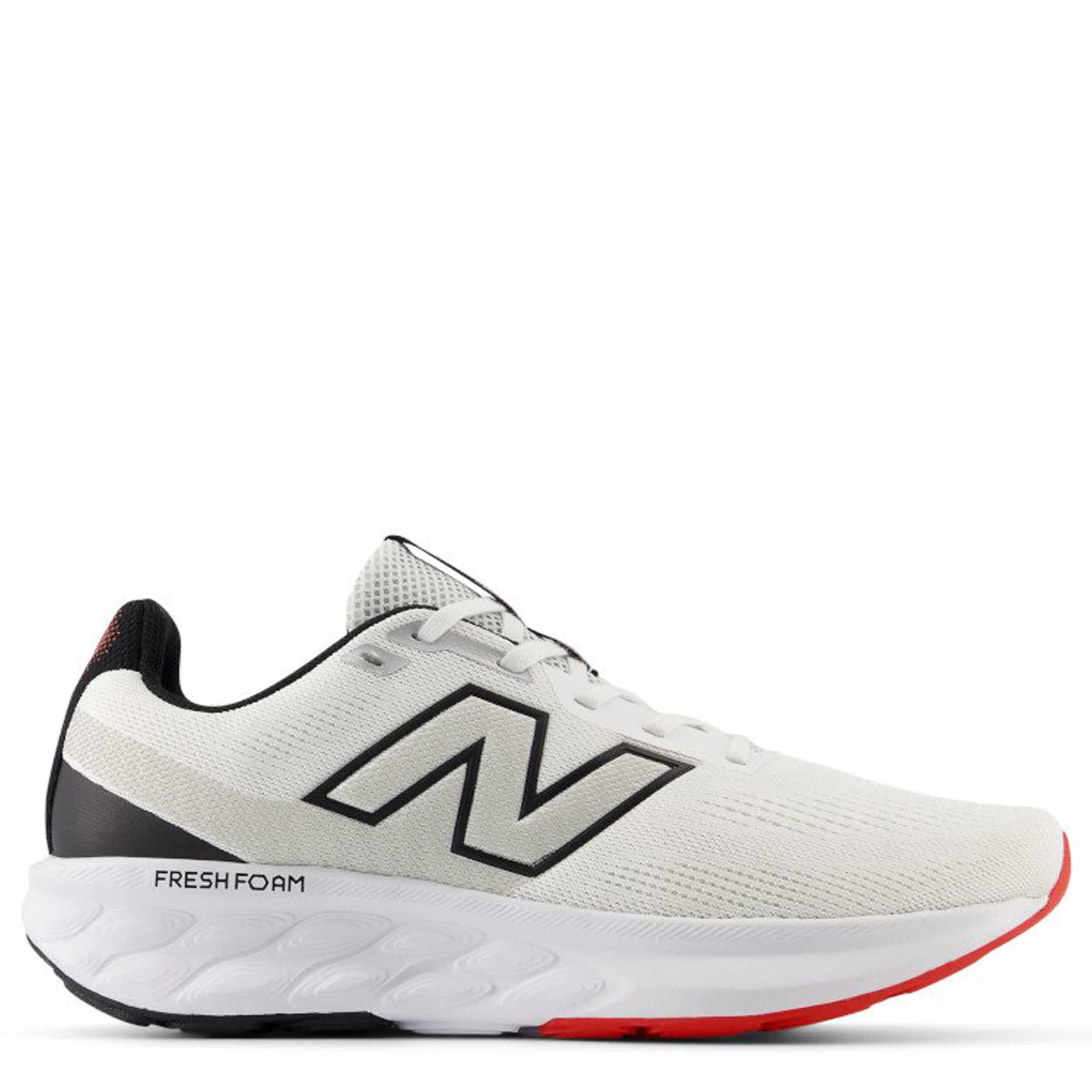 NEW BALANCE-MENS 520 V9 RUNNING SHOE-WHITE & BLACK