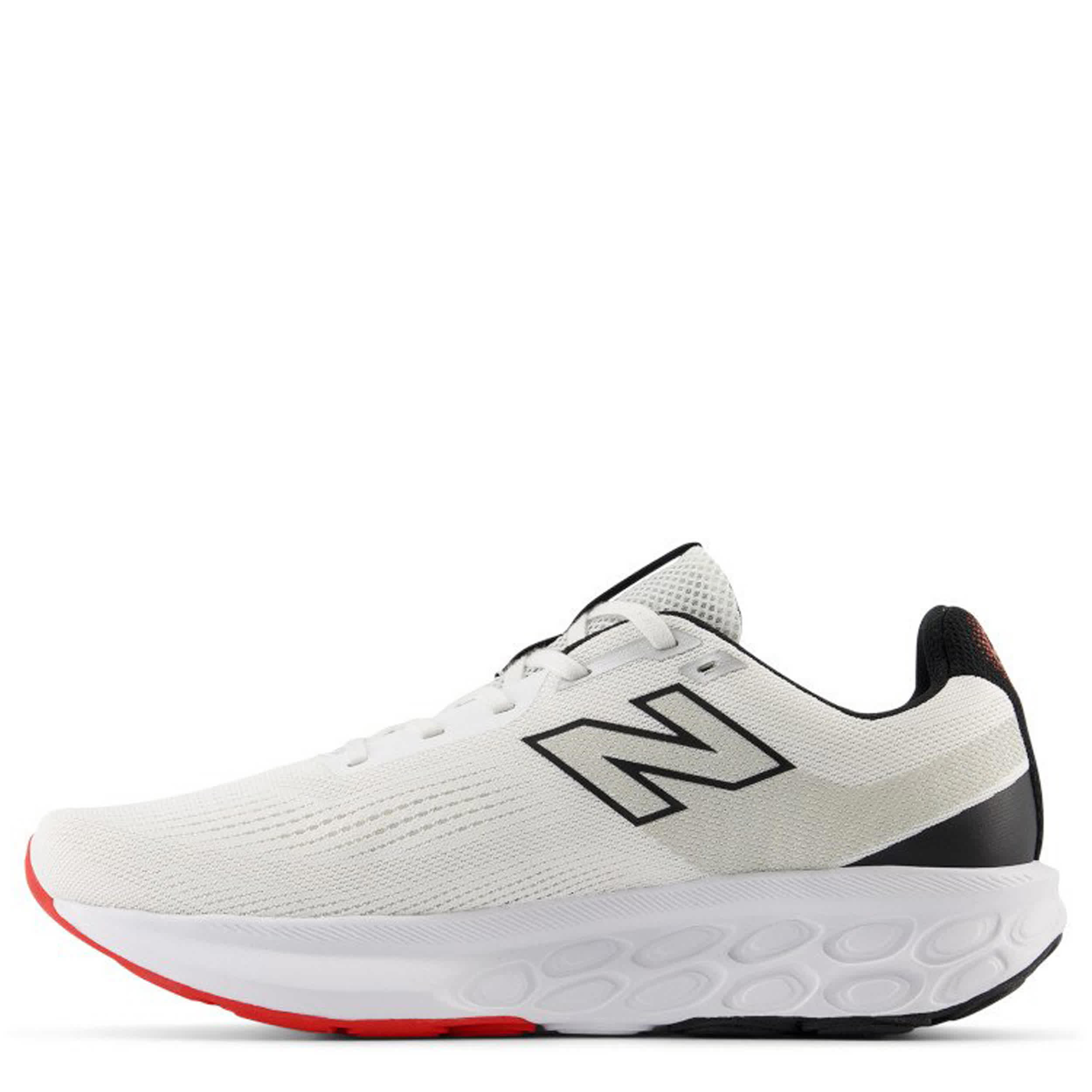 NEW BALANCE-MENS 520 V9 RUNNING SHOE-WHITE & BLACK