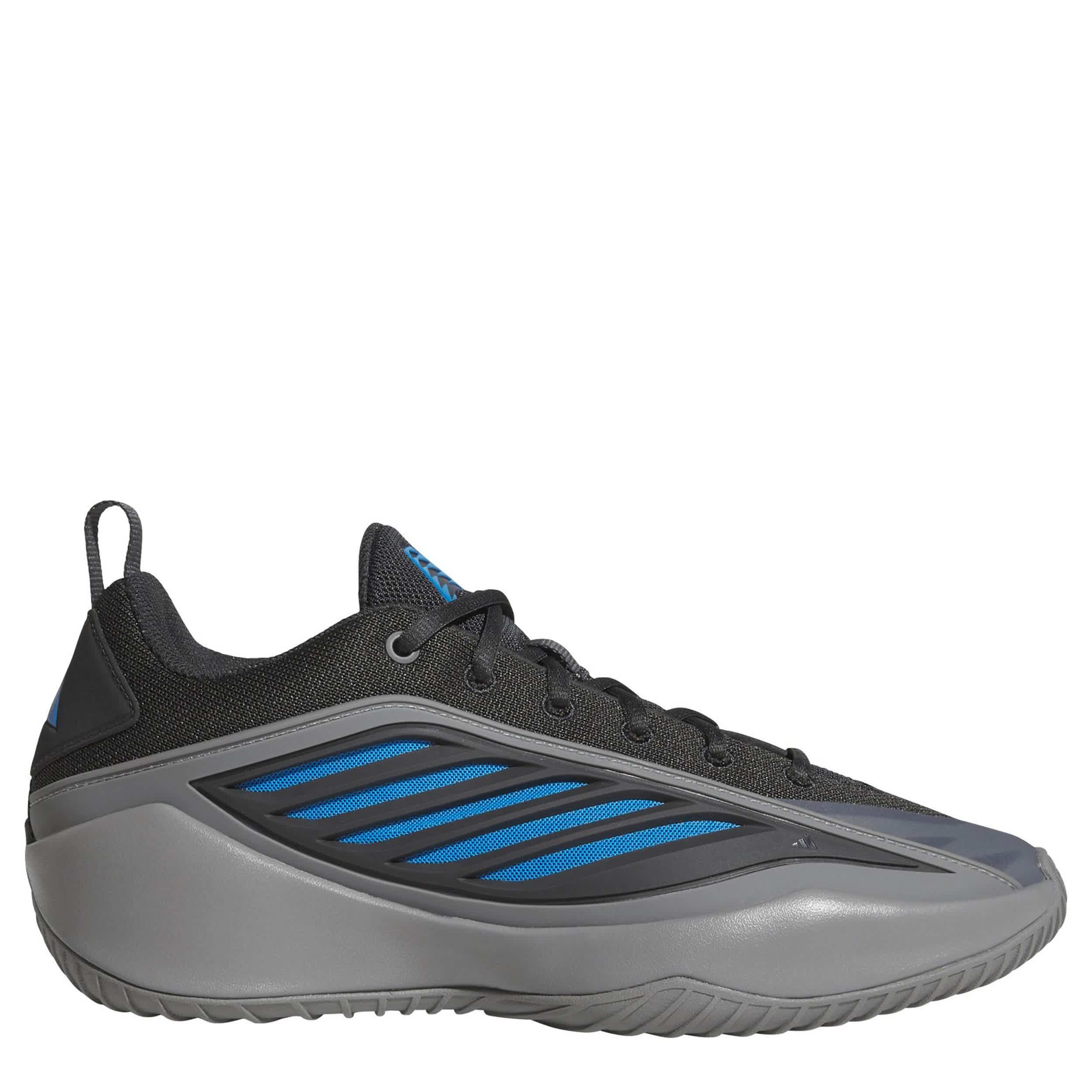 ADIDAS-MENS BELIEVE THAT 1 BASKETBALL SHOE-GREY & BLUE