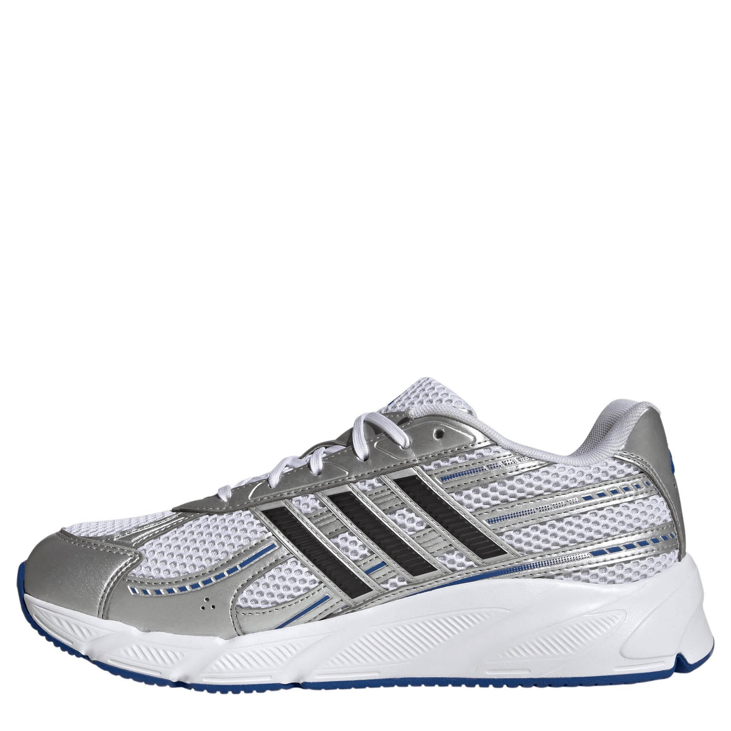 ADIDAS-MENS TECHNOCHAOS 2000 SNEAKER-WHITE & BLUE