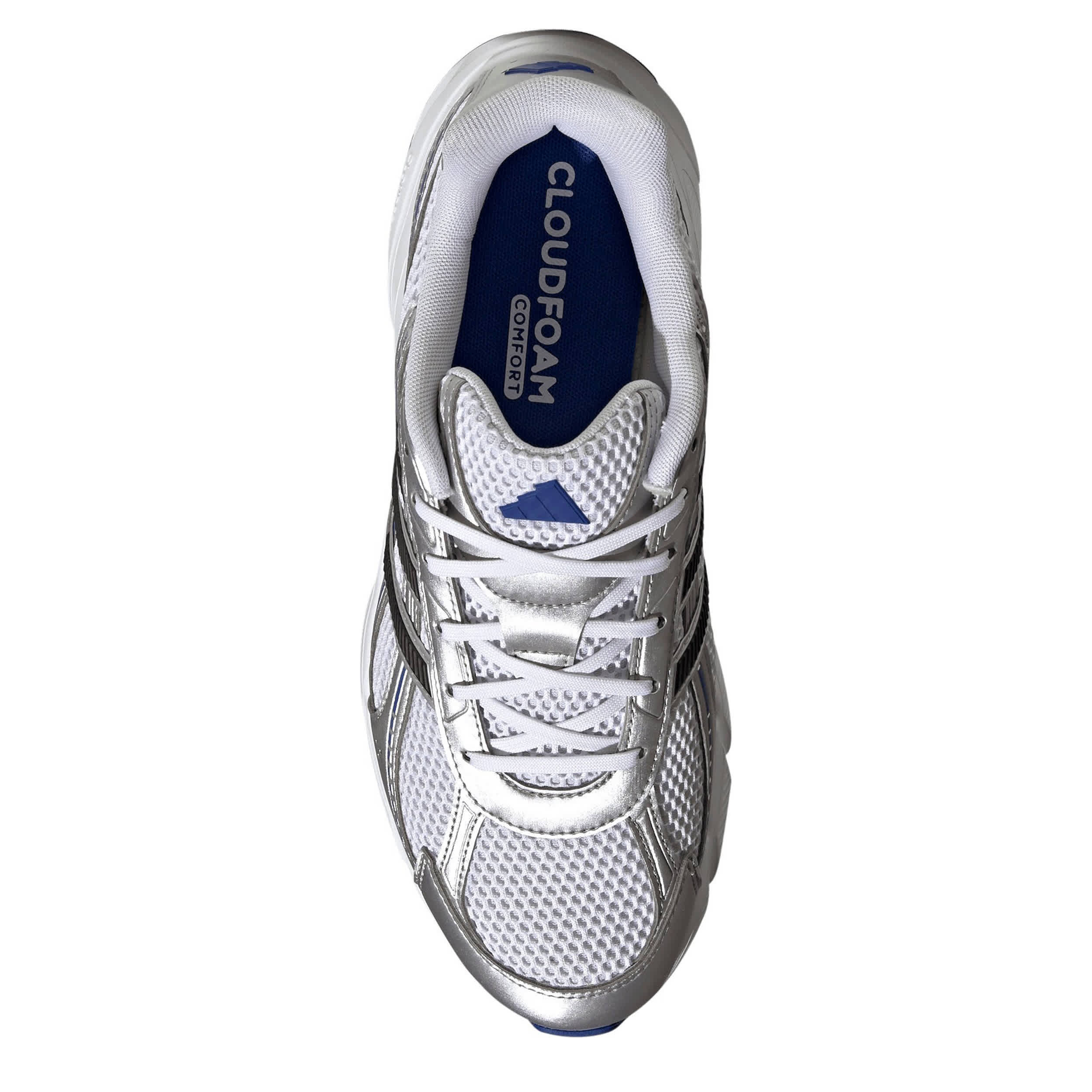 ADIDAS-MENS TECHNOCHAOS 2000 SNEAKER-WHITE & BLUE