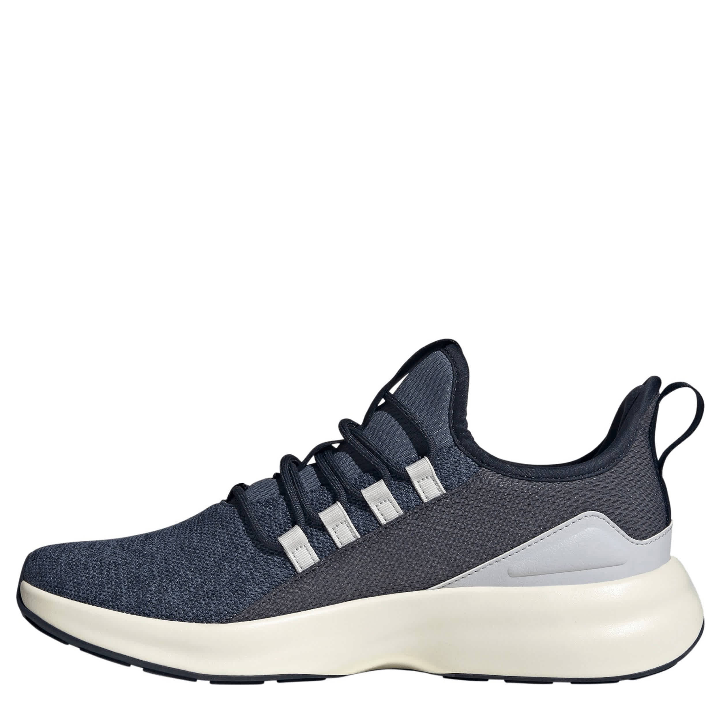 ADIDAS-MENS LITE RACER ADAPT 8.0 SNEAKER-NAVY & WHITE