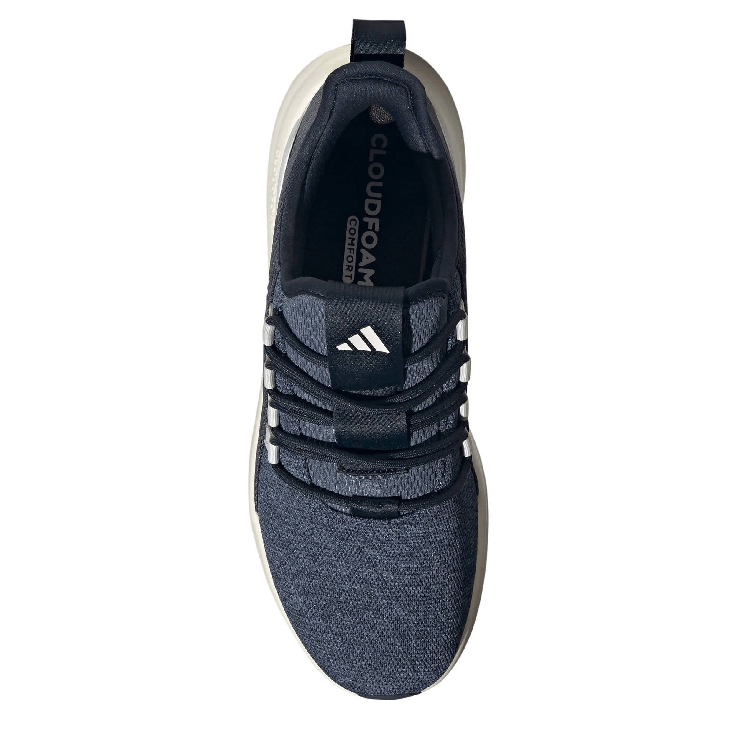 ADIDAS-MENS LITE RACER ADAPT 8.0 SNEAKER-NAVY & WHITE
