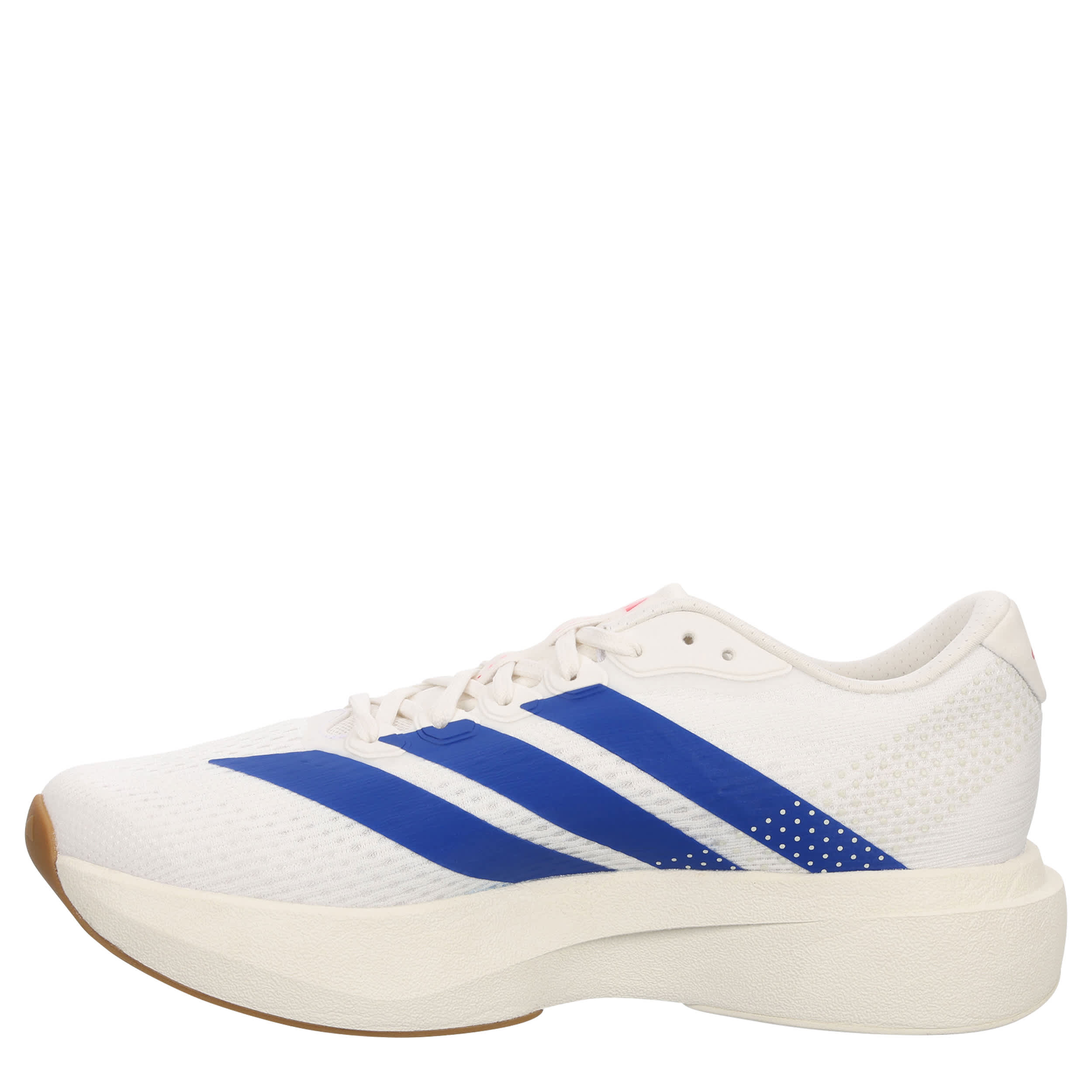 ADIDAS-MENS ADIZERO PACER SNEAKER-OFF WHITE & BLUE