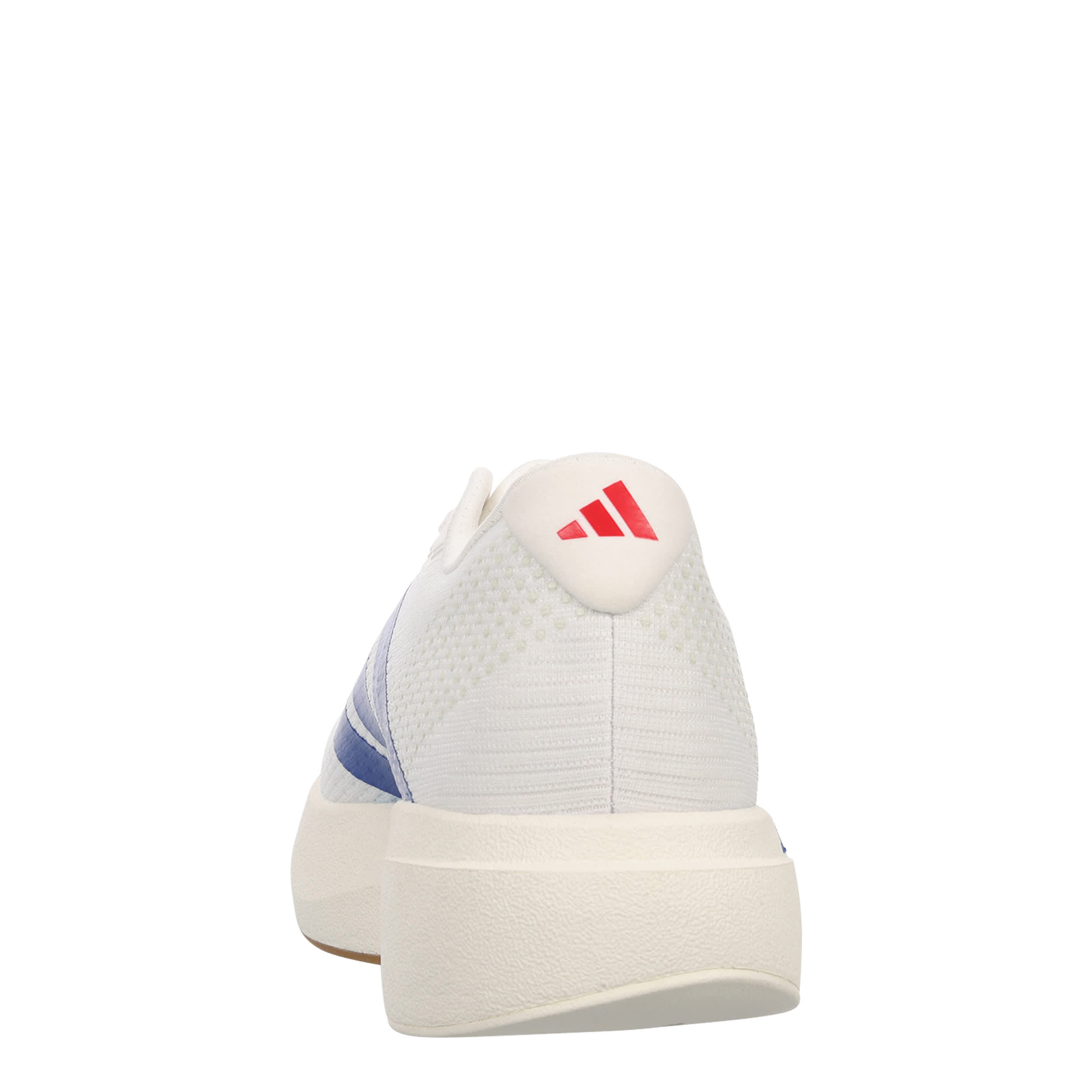ADIDAS-MENS ADIZERO PACER SNEAKER-OFF WHITE & BLUE