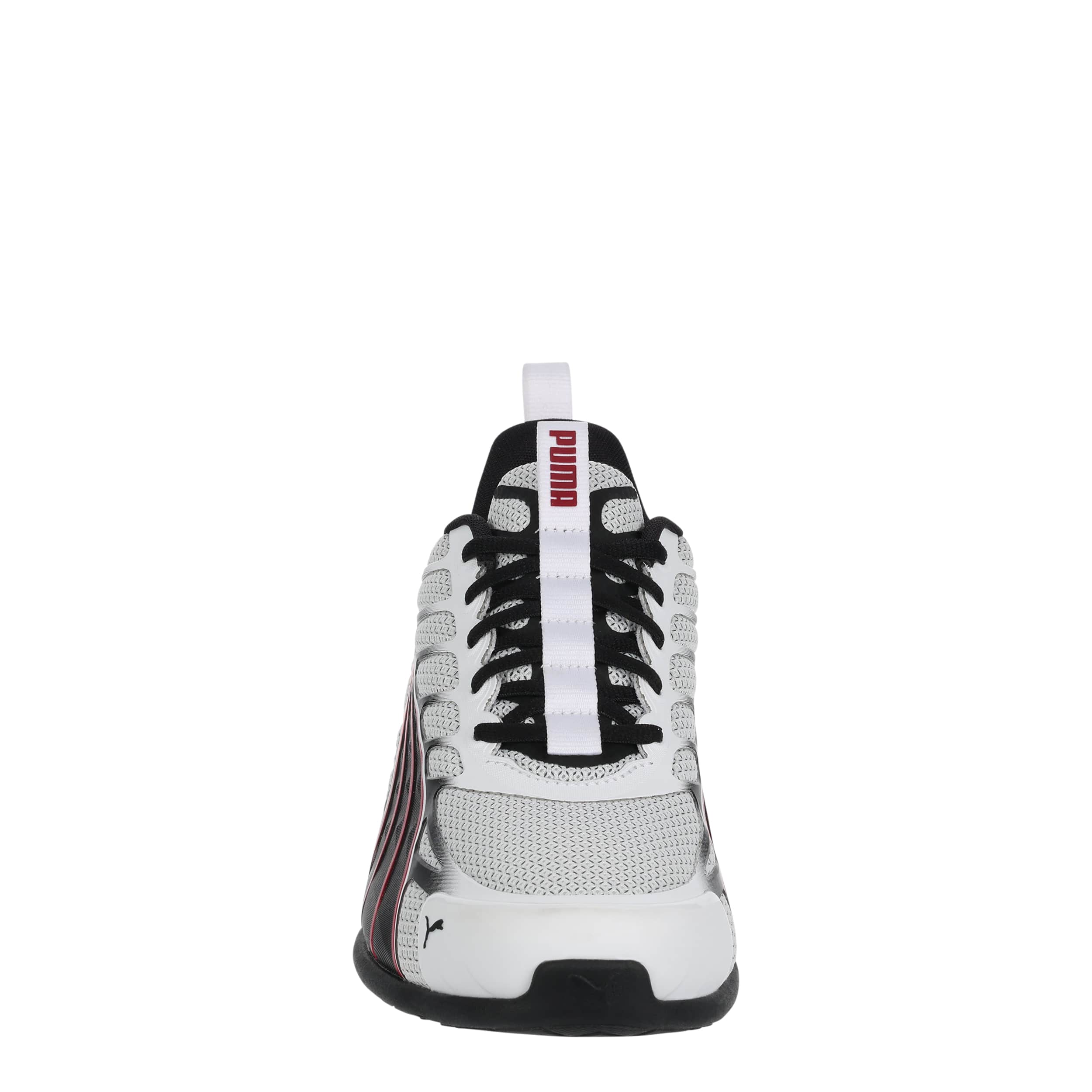 PUMA-MENS VOLTRA SNEAKER-WHITE & RED