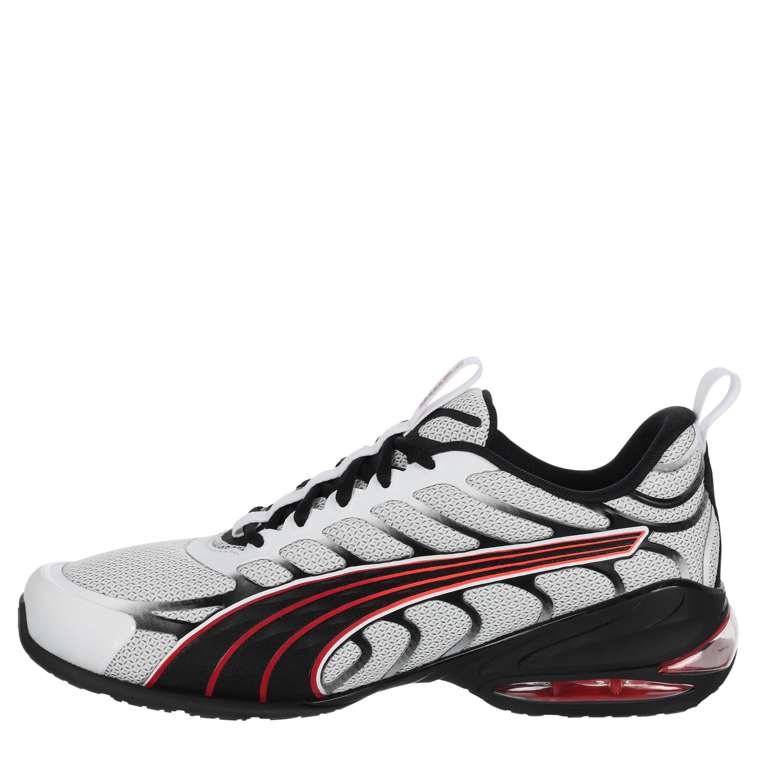 PUMA-MENS VOLTRA SNEAKER-WHITE & RED