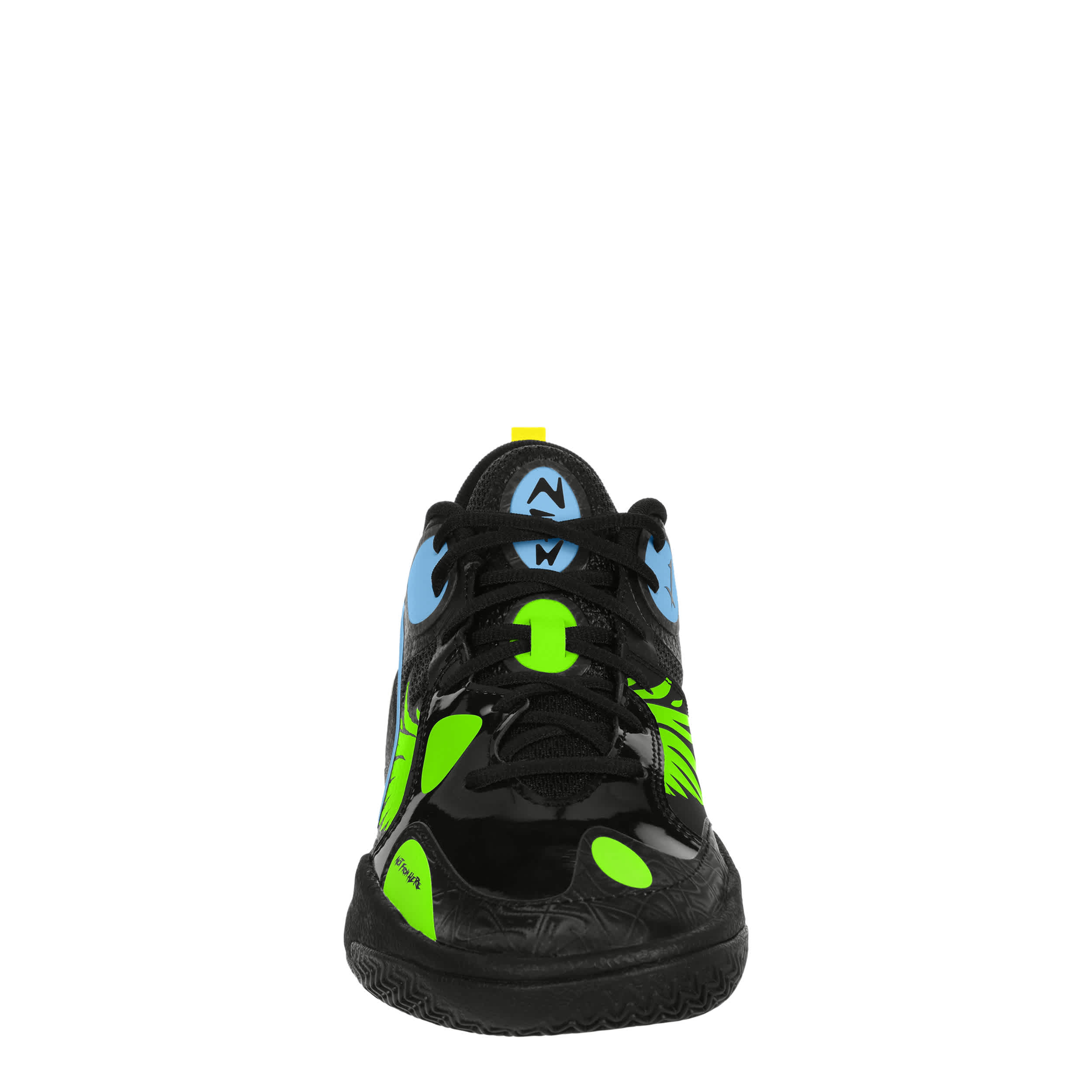 PUMA-MENS MB WORLD.01 BASKETBALL SHOE-BLACK & GREEN
