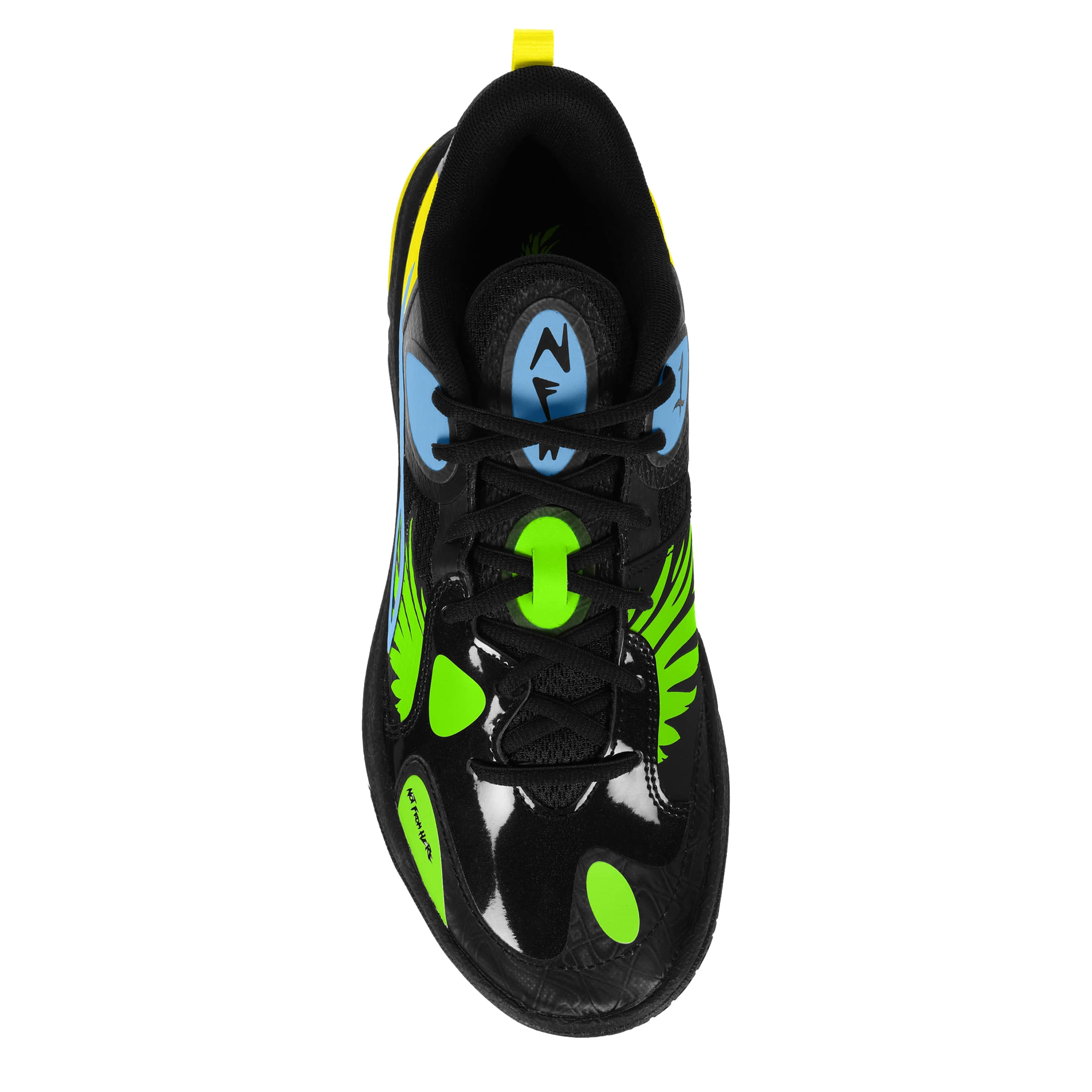 PUMA-MENS MB WORLD.01 BASKETBALL SHOE-BLACK & GREEN