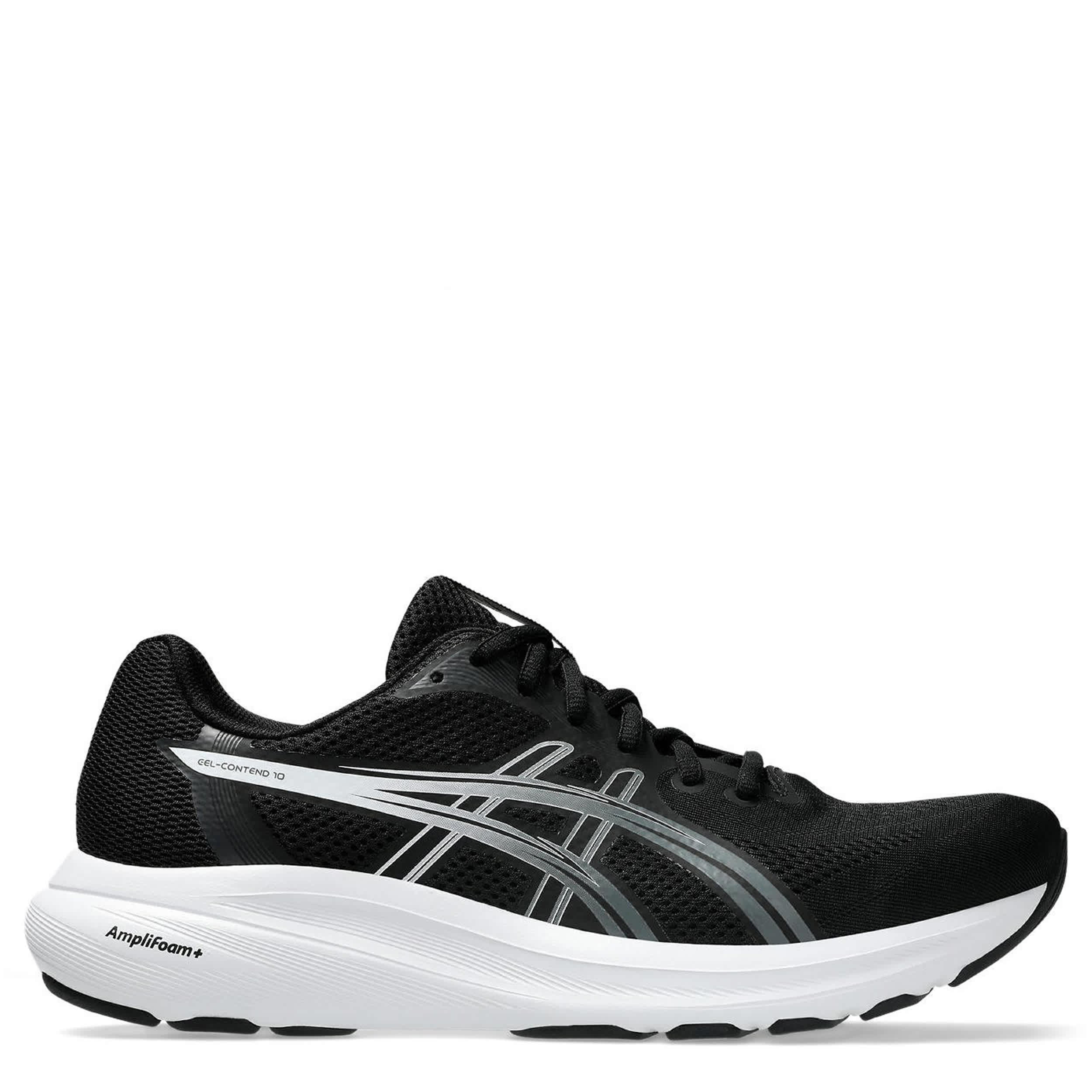 ASICS-MENS GEL CONTEND 10 RUNNING SHOE-BLACK & WHITE