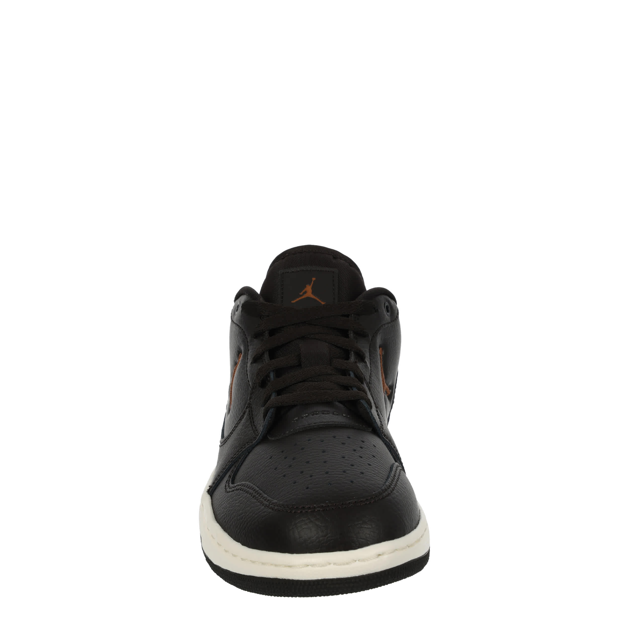 JORDAN-MENS COURT CONNECT LOW SNEAKER-BLACK & BROWN