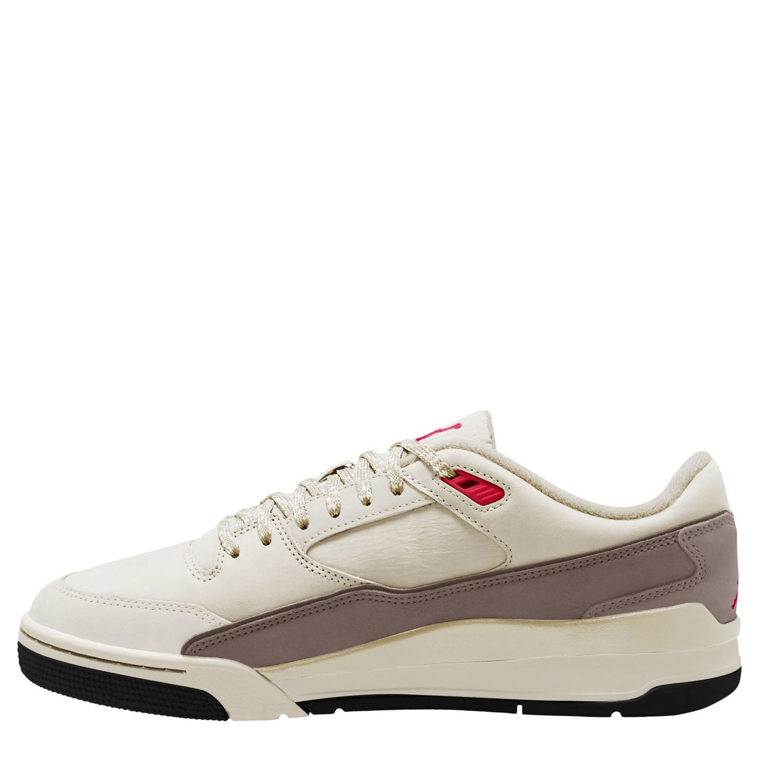 JORDAN-MENS FLIGHT COURT SNEAKER-OFF WHITE & BROWN