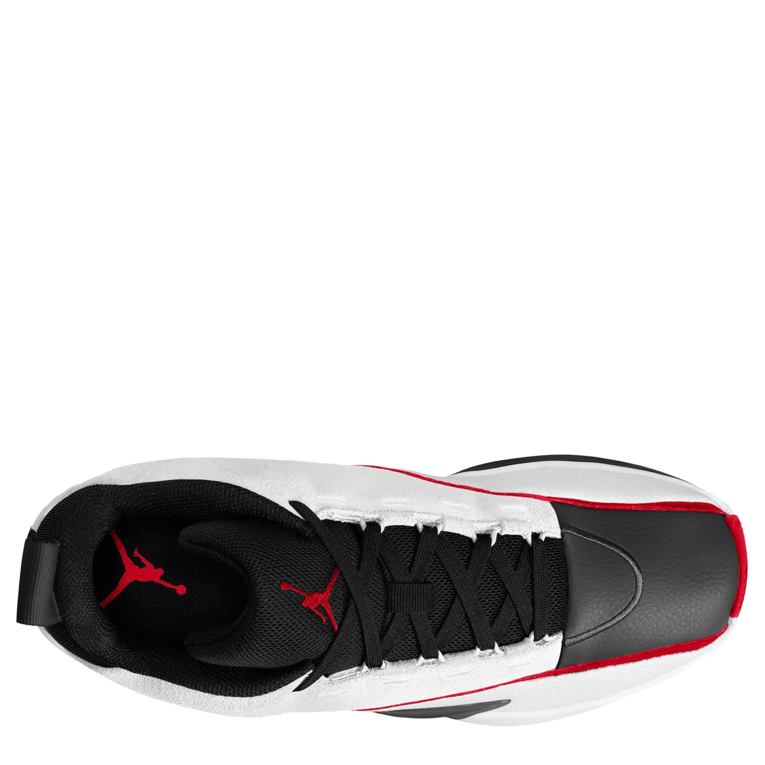 JORDAN-MENS ALL GAME BASKETBALL SNEAKER-WHITE & RED