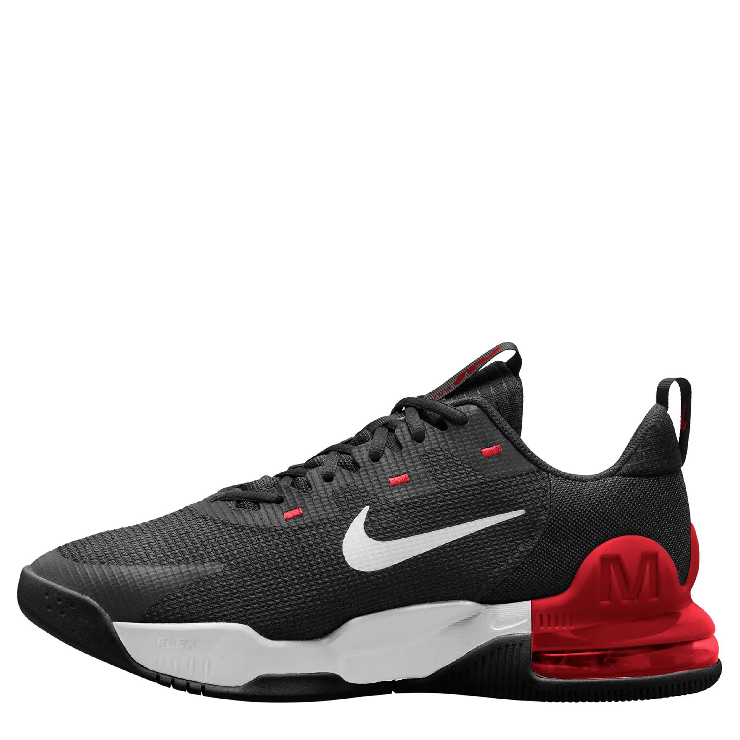 NIKE-MENS AIR MAX ALPHA TRAINER 5 CROSS TRAINING SHOE-BLACK & RED