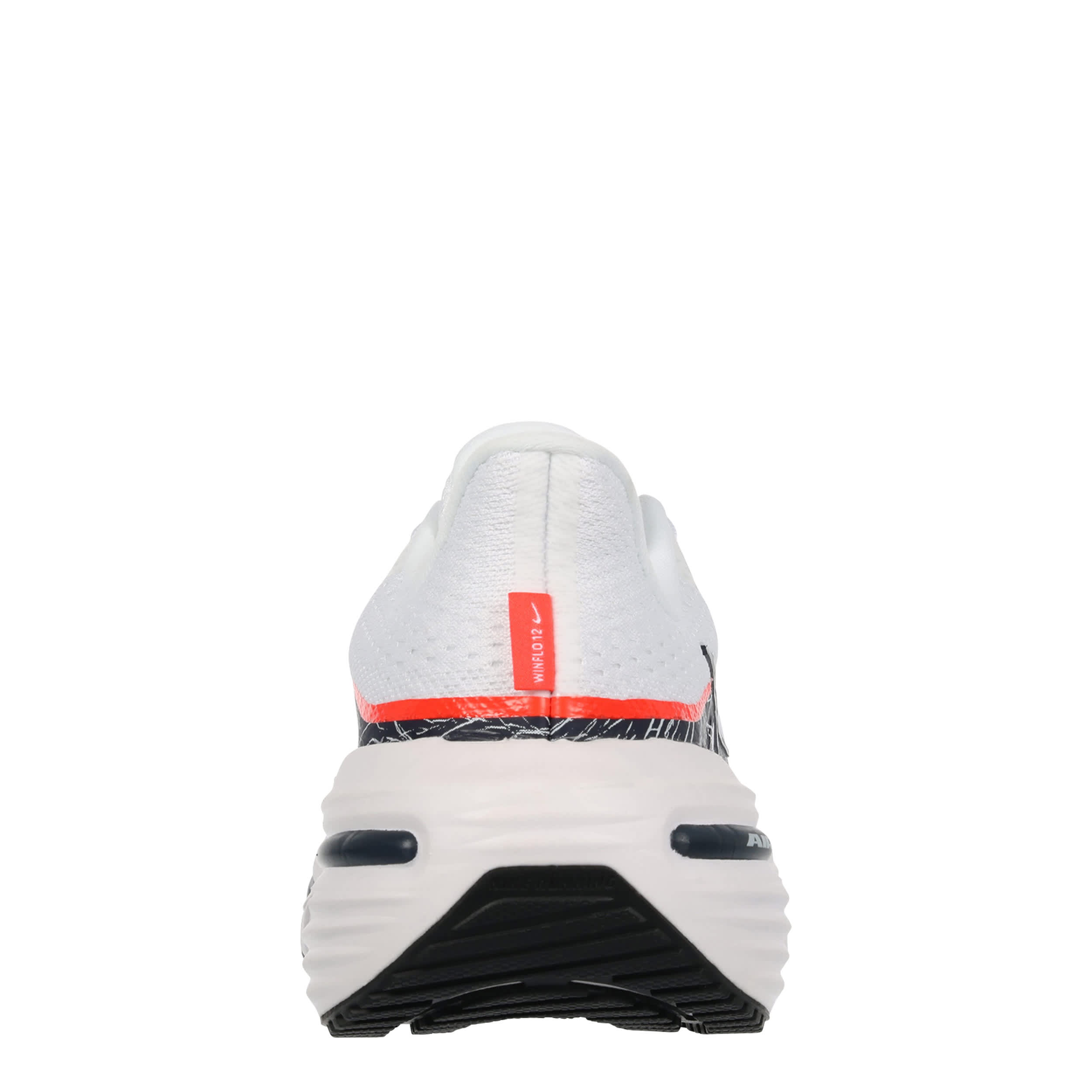 NIKE-MENS WINFLO 12 RUNNING SHOE-WHITE & RED