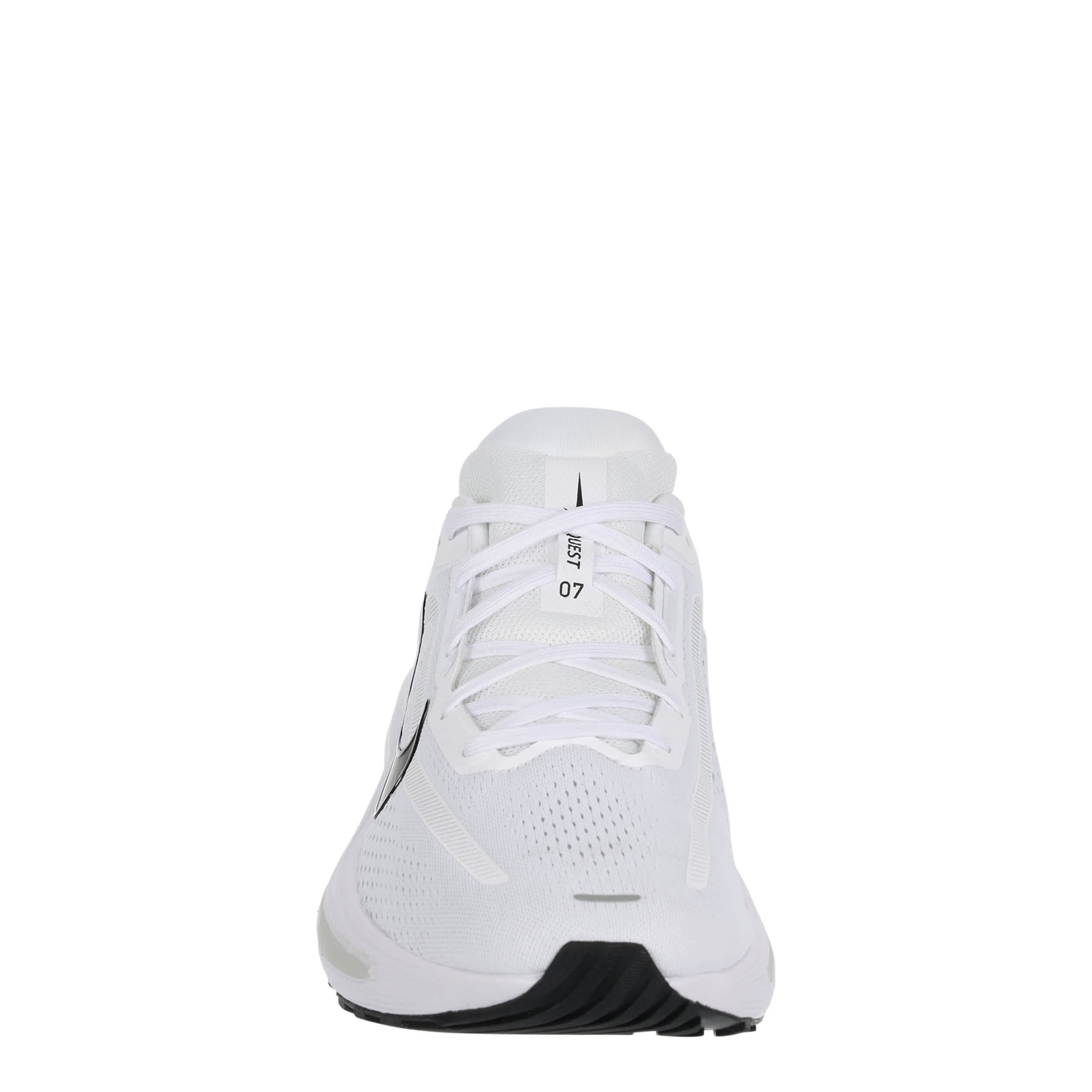 NIKE-MENS QUEST 7 RUNNING SHOE-WHITE & BLACK