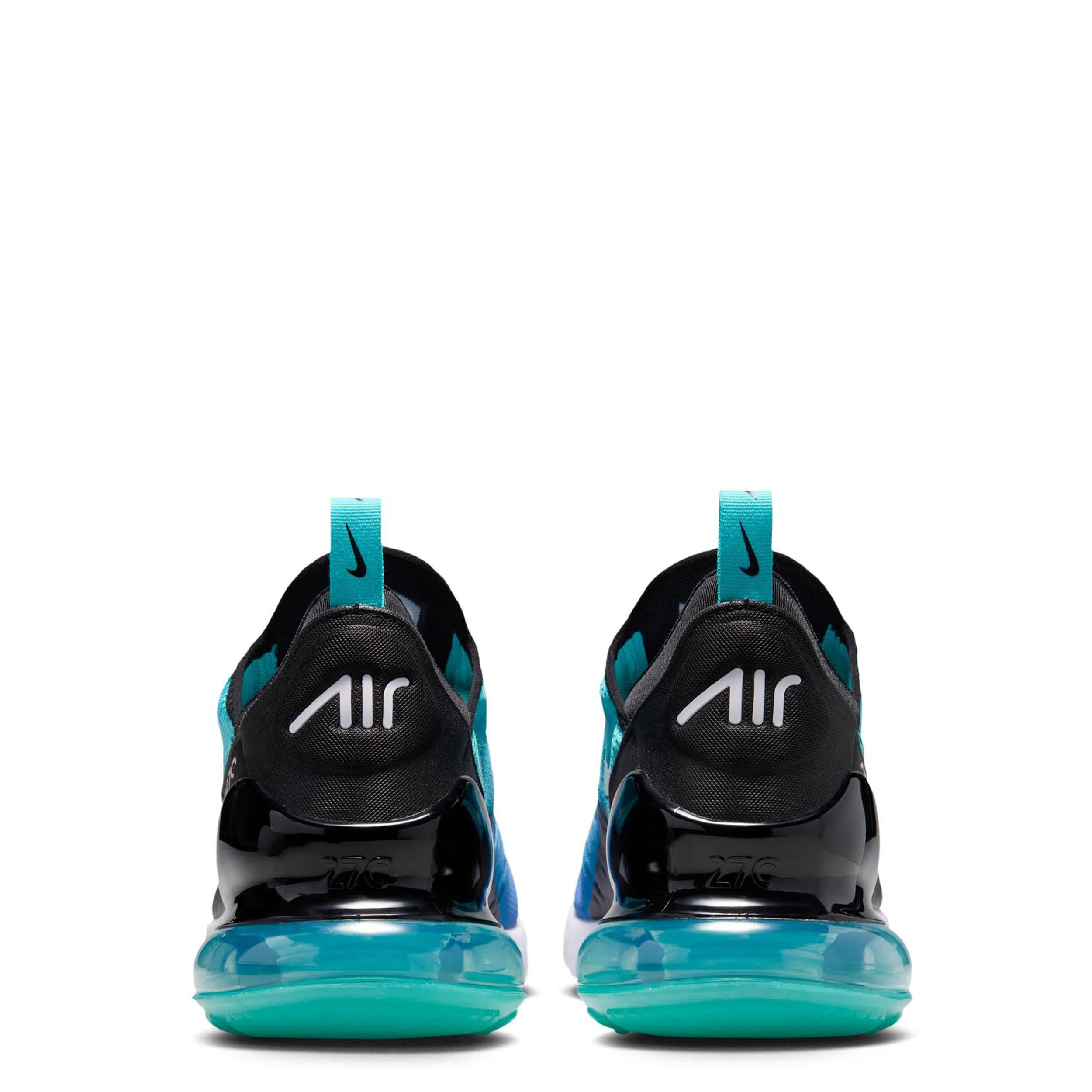NIKE-MENS AIR MAX 270 SNEAKER-TEAL & BLUE
