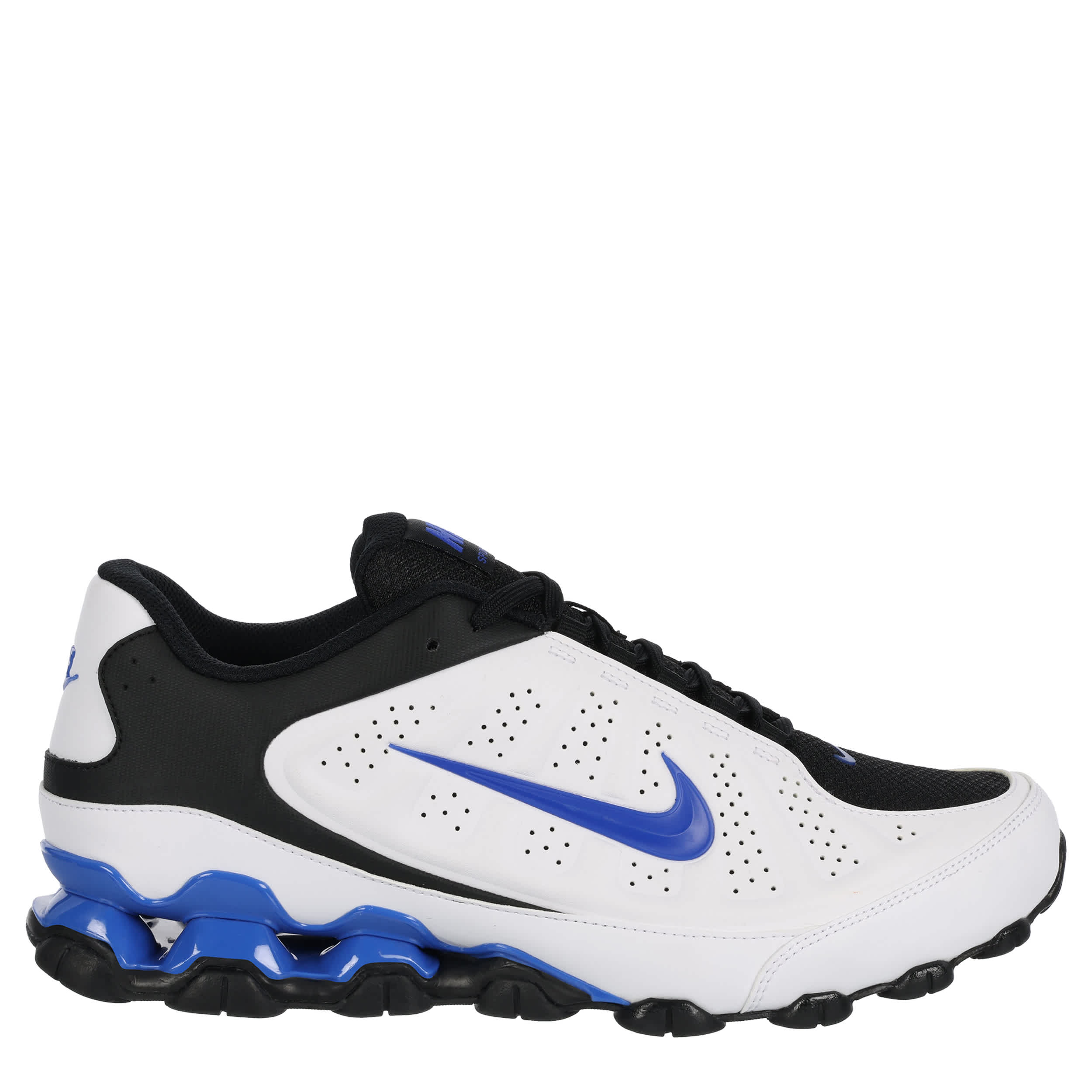NIKE-MENS REAX 8 NSW SL SNEAKER-WHITE & BLUE